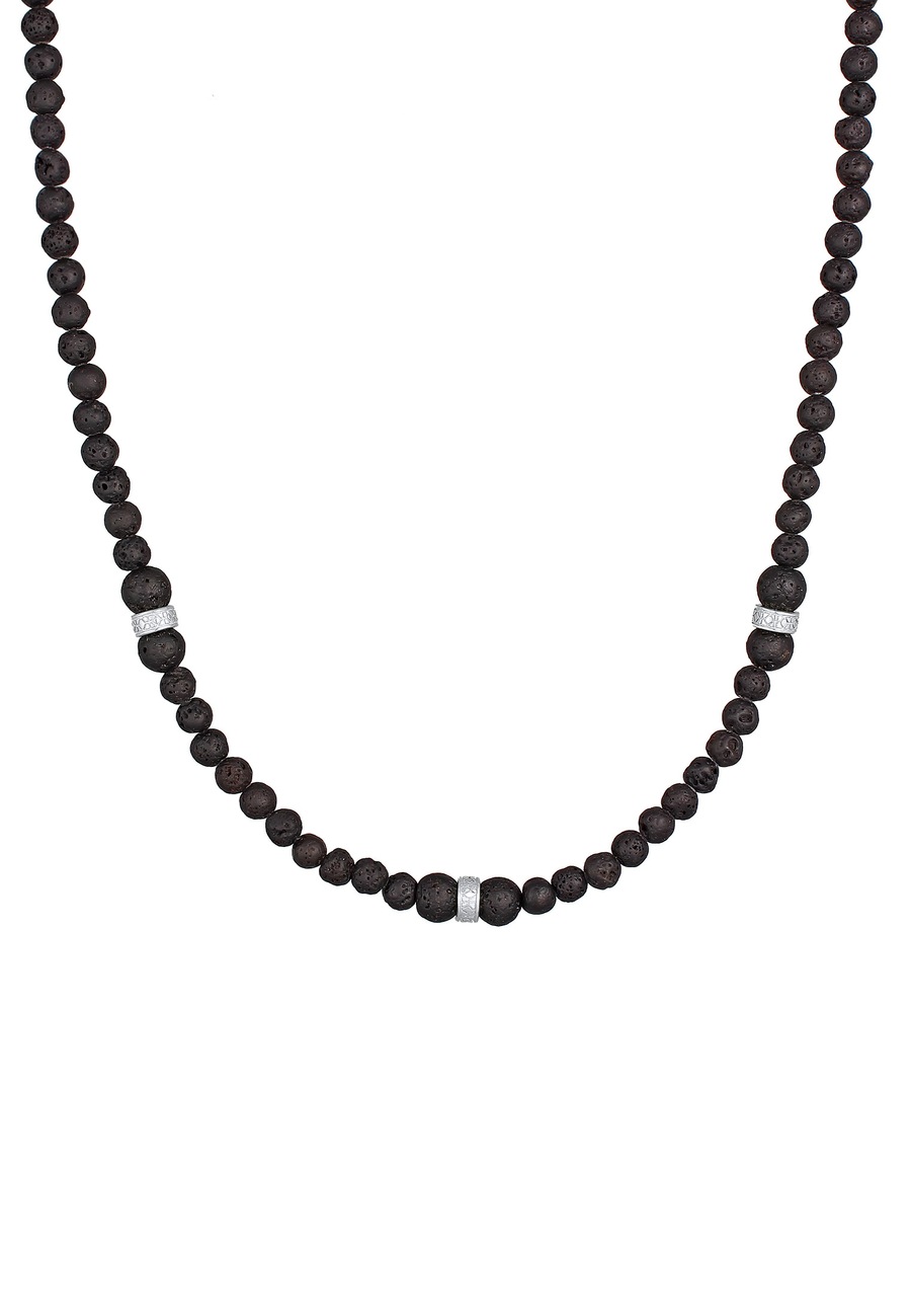 KUZZOI Lava Beads Vintage Surfer 925 Silber 50 Herren