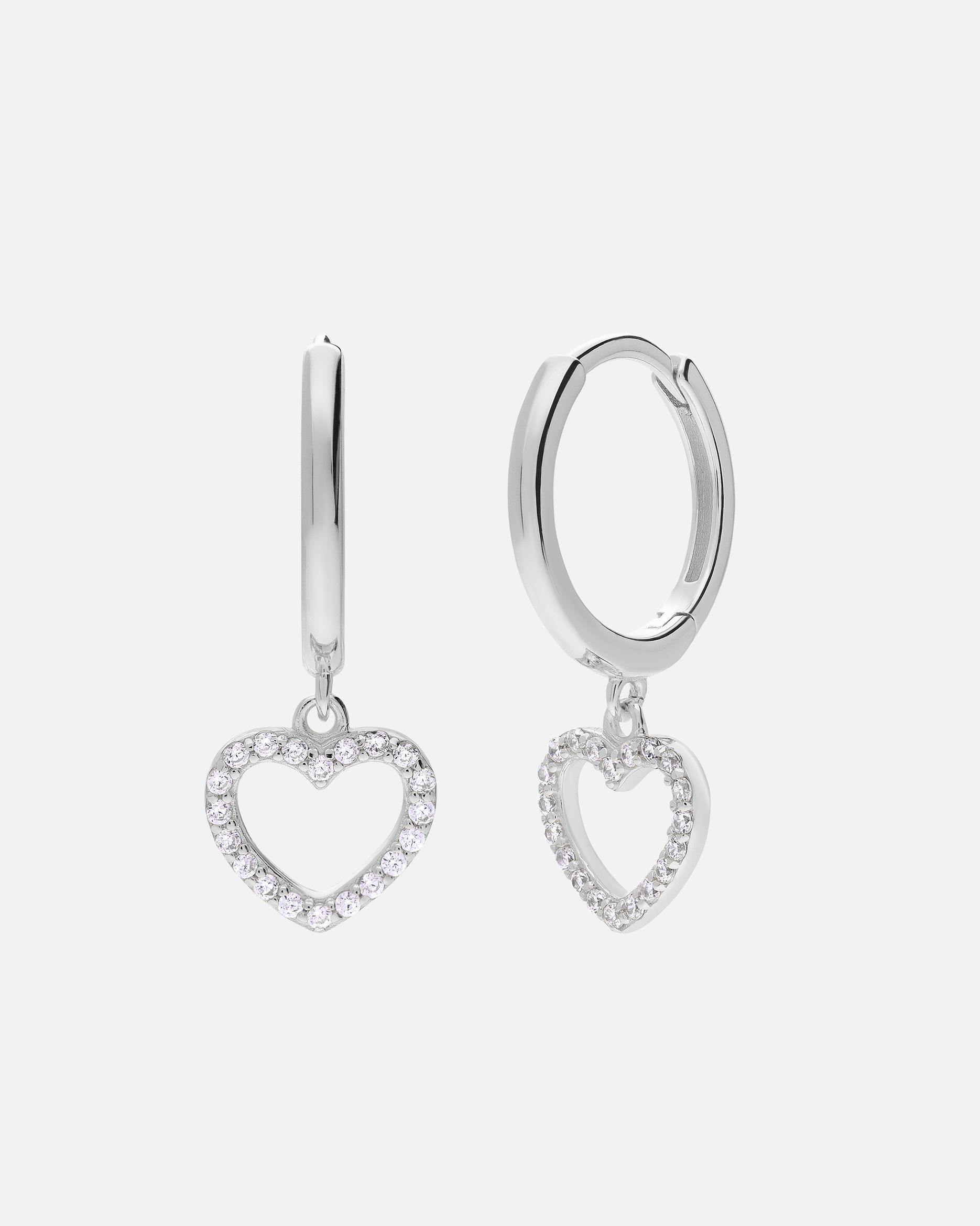 Ohrringe für Weiblich Lucardi Ohrringe 925 Silber - Silberfarbig Silber