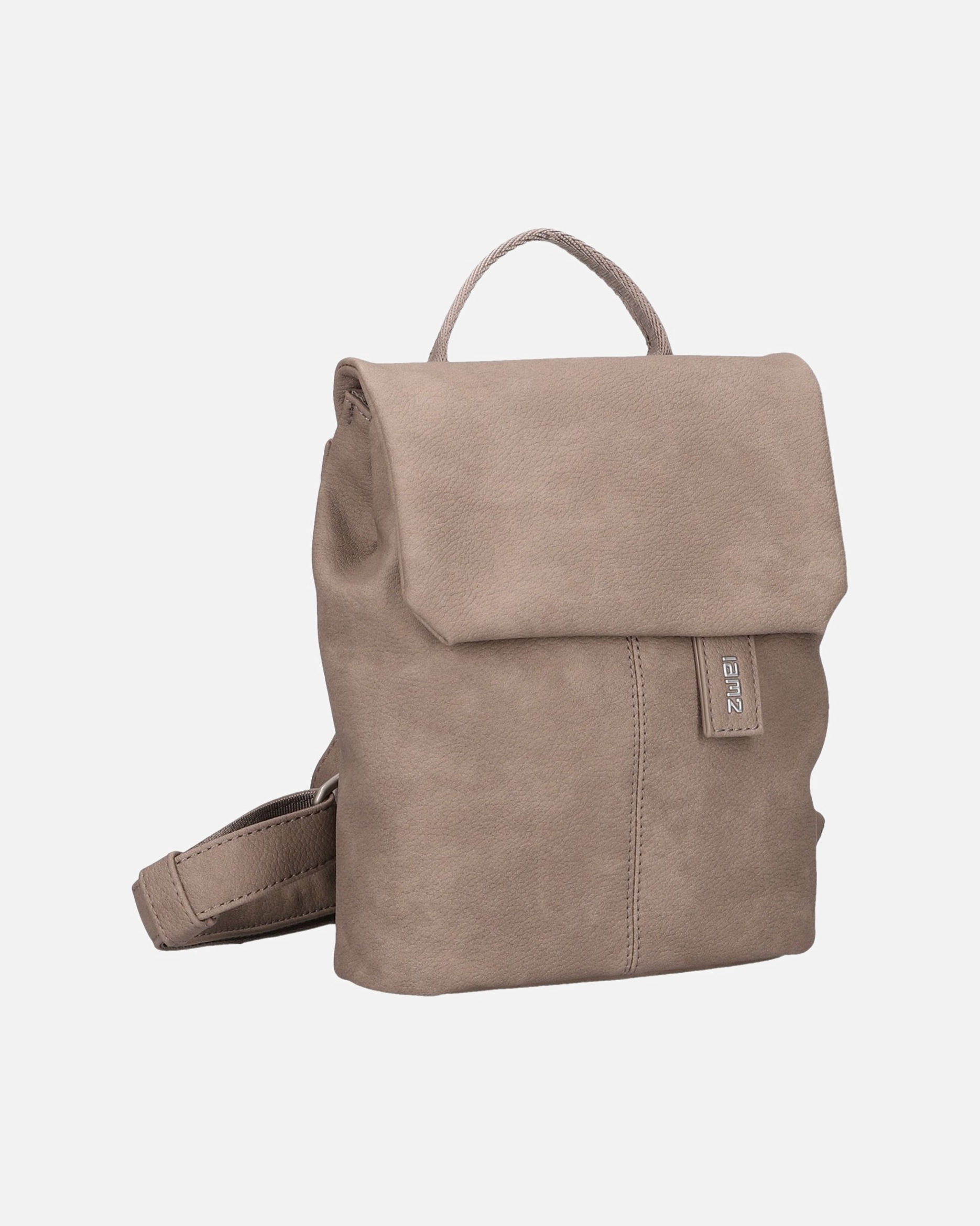Rucksack für Weiblich ZWEI Rucksack Mademoiselle MR45 M Nubuk-Cappuccino