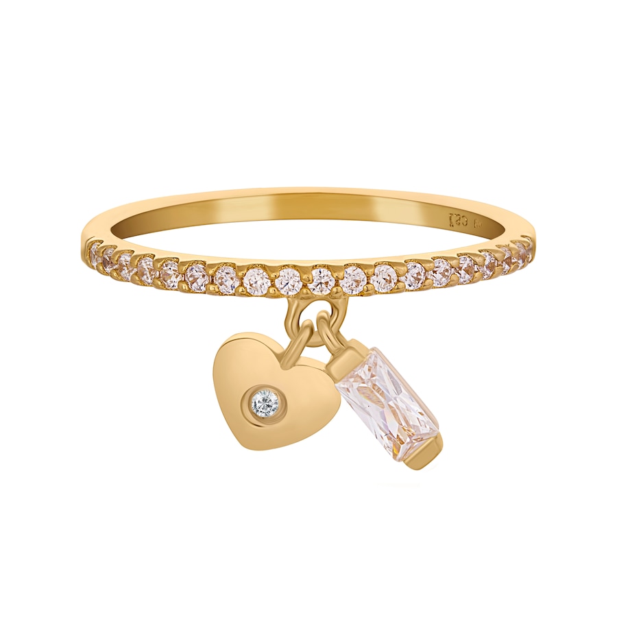 caï Ring 925/- Sterling Silber Zirkonia 054 (17,2) Damen