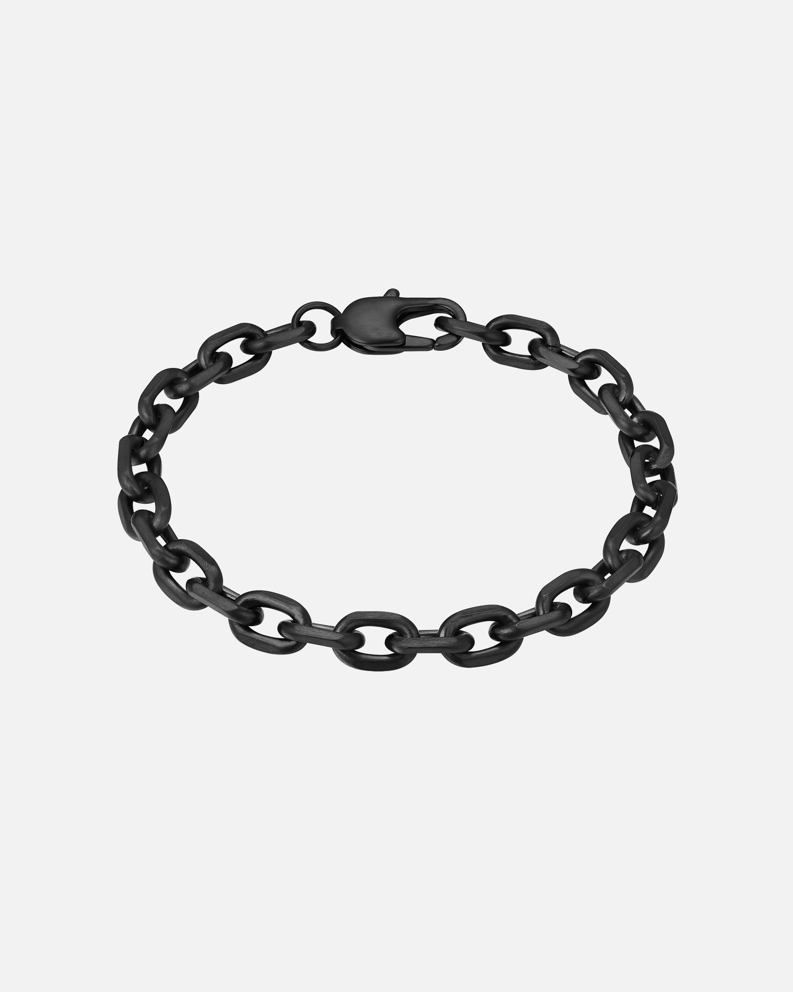 Armband für Männlich True Rebels Armband aus Edelstahl in Schwarz 23 cm