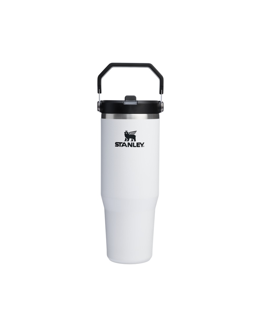 Stanley 1913 Thermobecher - 0,89L ICEFLOW FLIP STRAW BOTTLE 2.0 Chalk Weiss