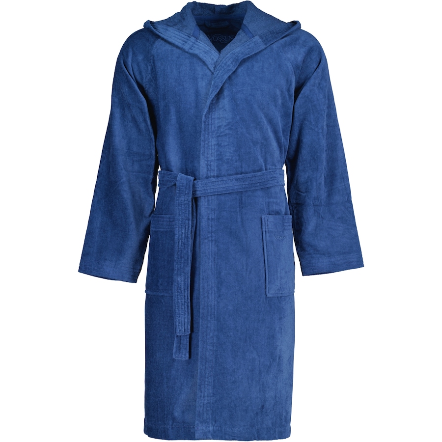 Vossen Bademäntel unisex Kurzmantel mit Kapuze Texas winternight - 4760 M Schwarz