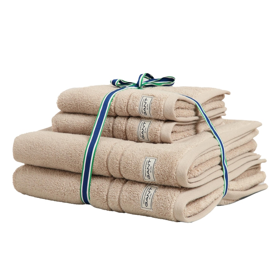 Gant Handtuch 4er Pack 'Premium Towel' Sand