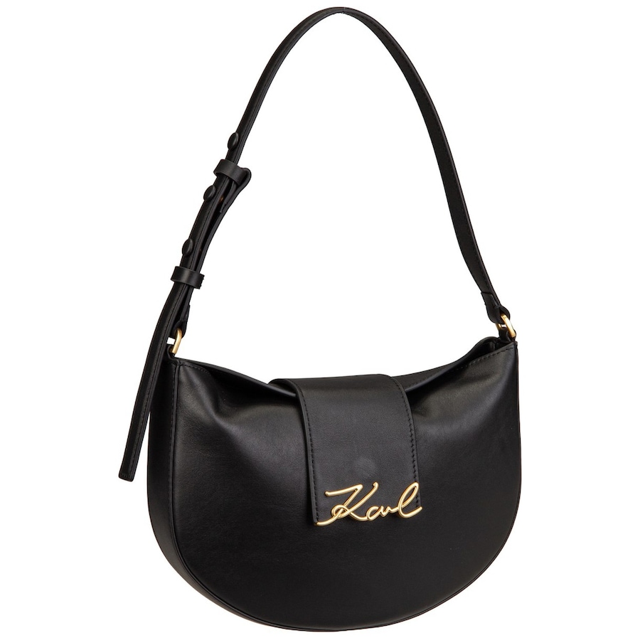 Karl Lagerfeld Anderes K/Signature FL Halfmoon SHB Black/Gold Schwarz Damen