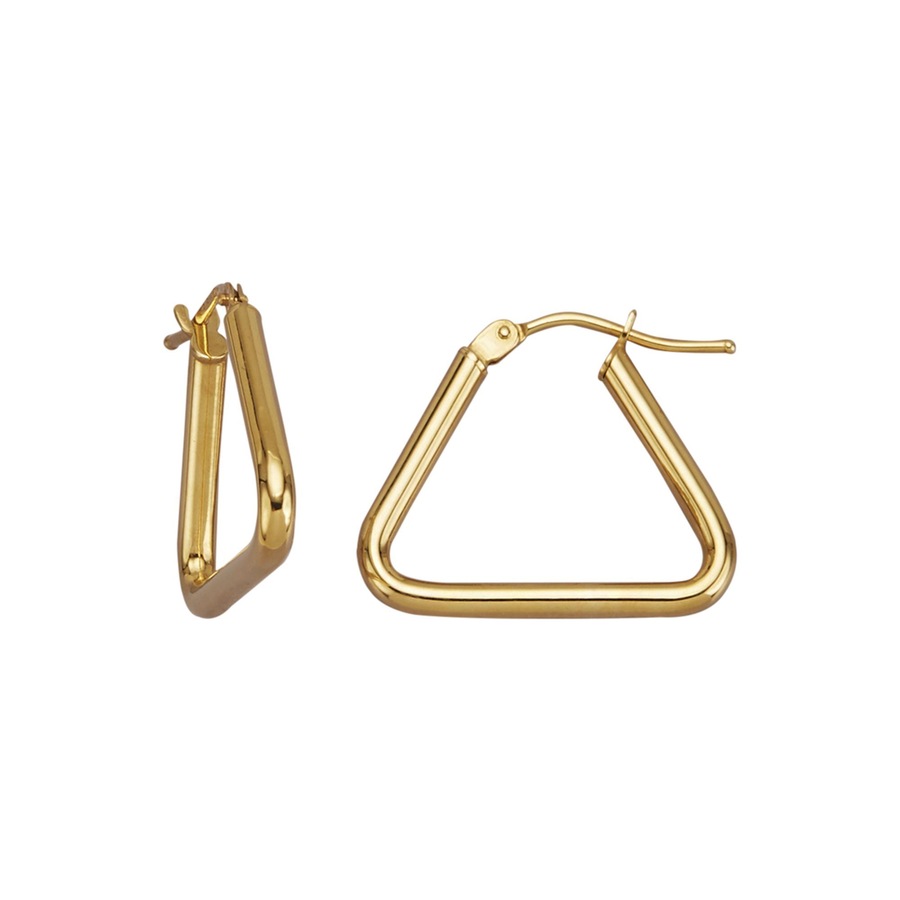 Fascination by Ellen K. Creolen 375/- Gold ohne gelb vergoldet Damen