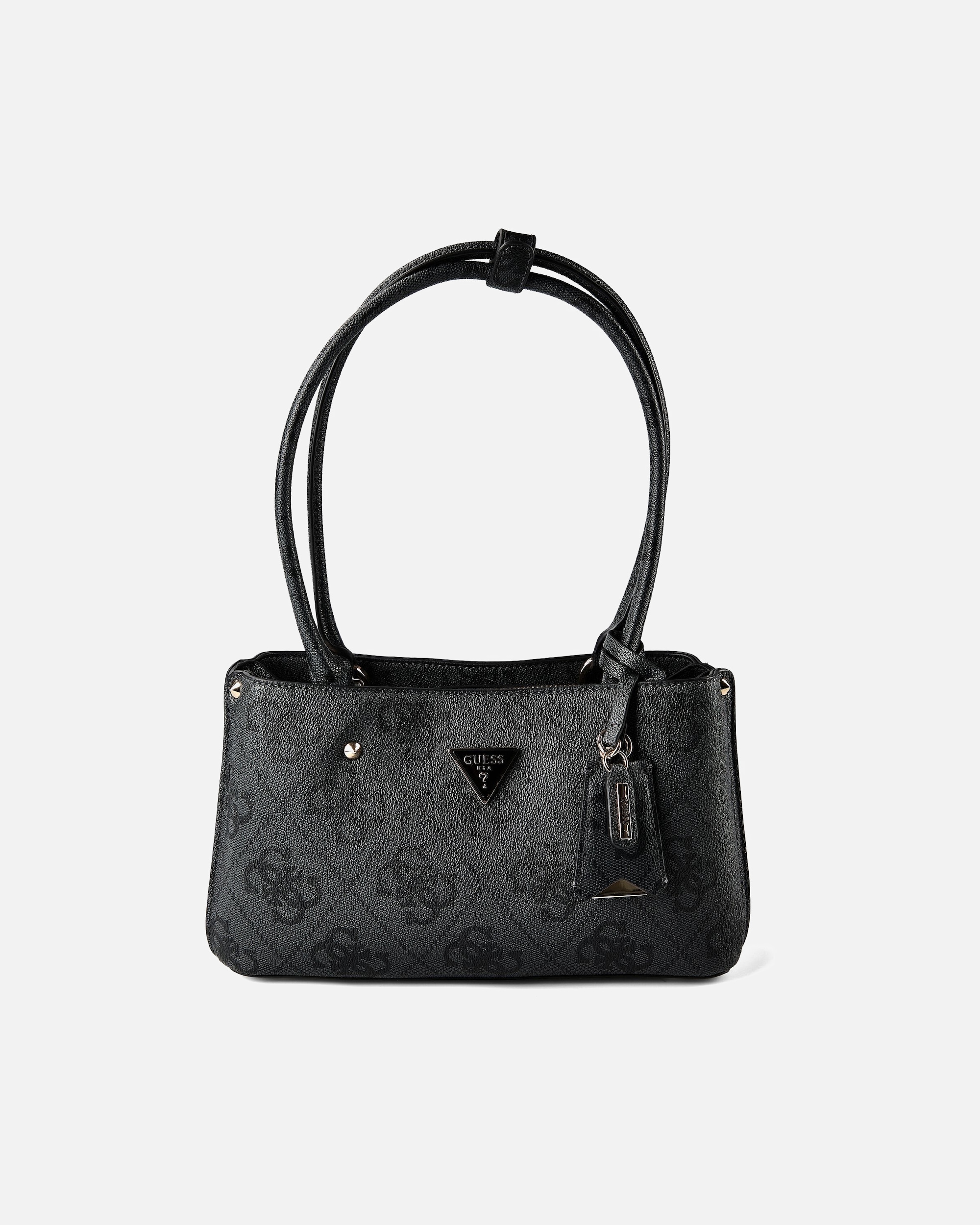 Umhängetasche für Weiblich Guess Meridian II Schultertasche coal logo