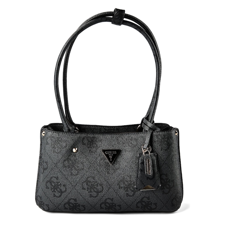 Guess Meridian II Schultertasche coal logo Schwarz Damen