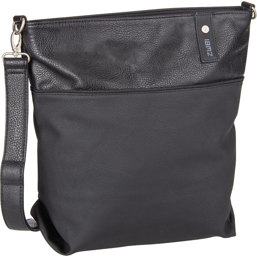 ZWEI Umhängetasche Jana J12 Nubuk/Black Schwarz Damen