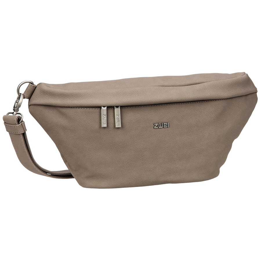 ZWEI Gürteltasche Mademoiselle MH80 Nubuk/Cappucino Grau Damen