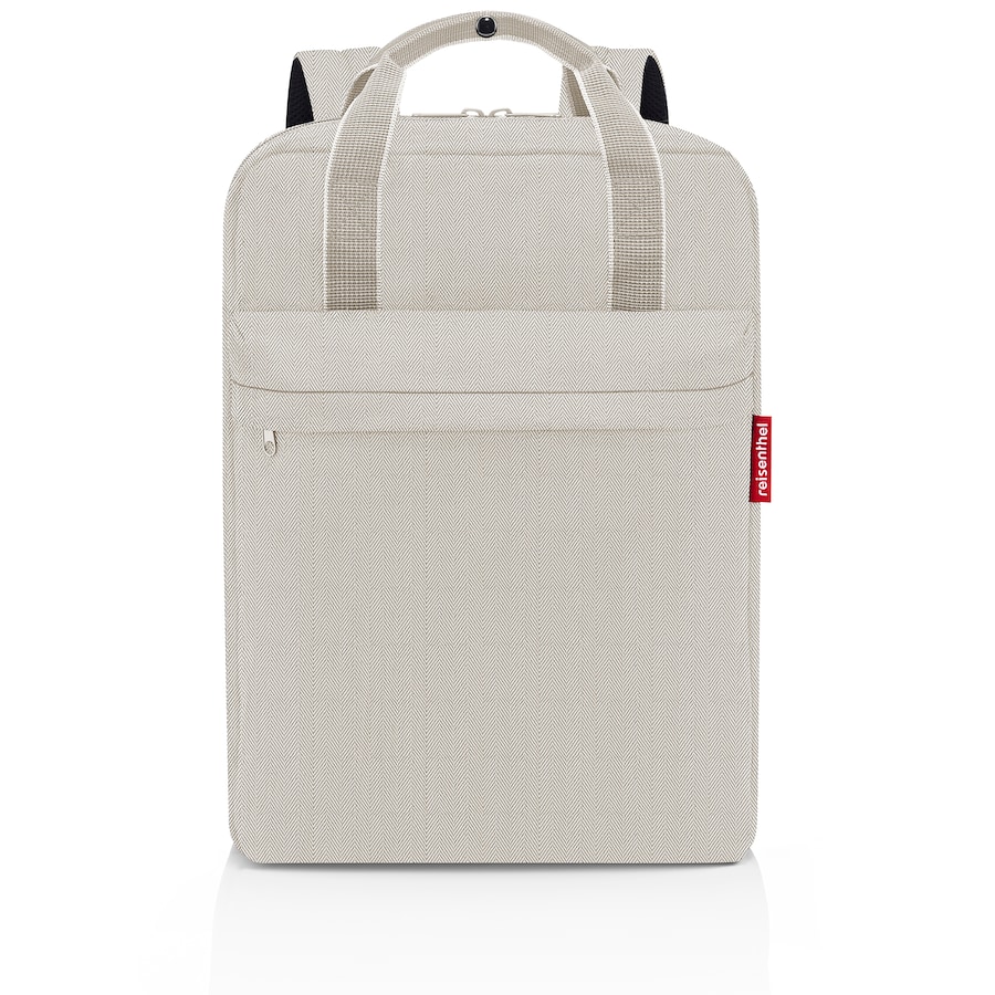 Reisenthel Rucksack Allday Backpack M mit Laptopfach 15 Zoll Herringbone Sand Nude Damen
