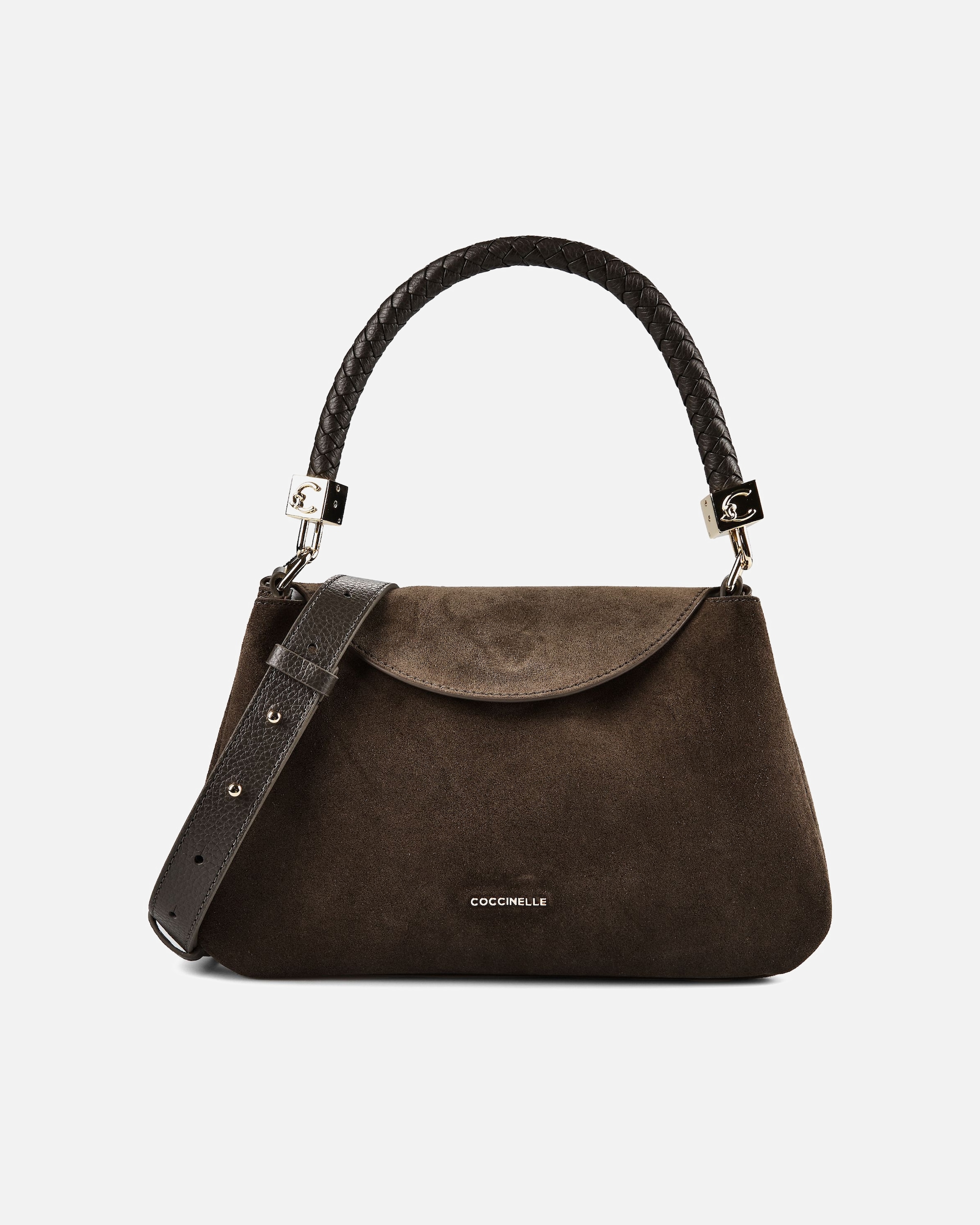 Tasche für Weiblich Coccinelle Tiggy Umhängetasche fango-fango