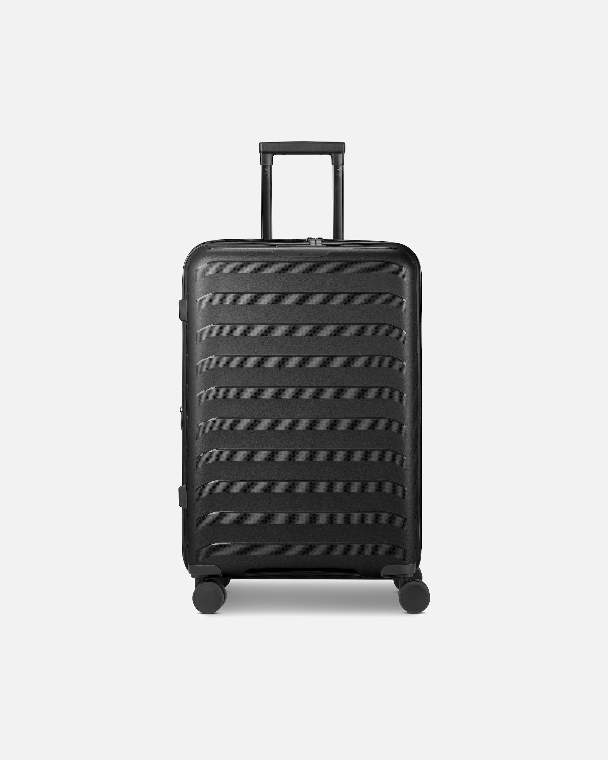 Koffer für Männlich d & n Toronto 4 Rollen Trolley M 65 cm mit Dehnfalte black