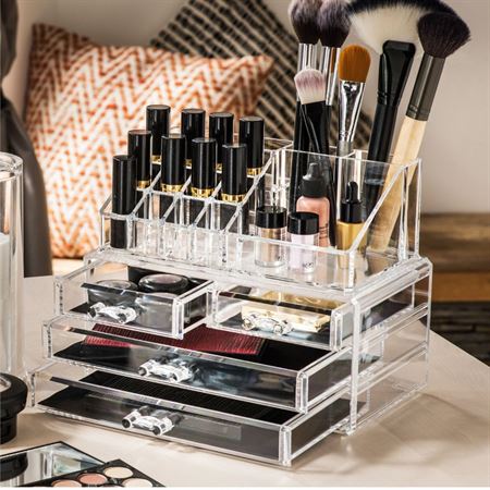 UNIQ Makeup-Organizer mit 4 Schublade und 13 Fächern 1155 Beauty Case ✔️ online kaufen