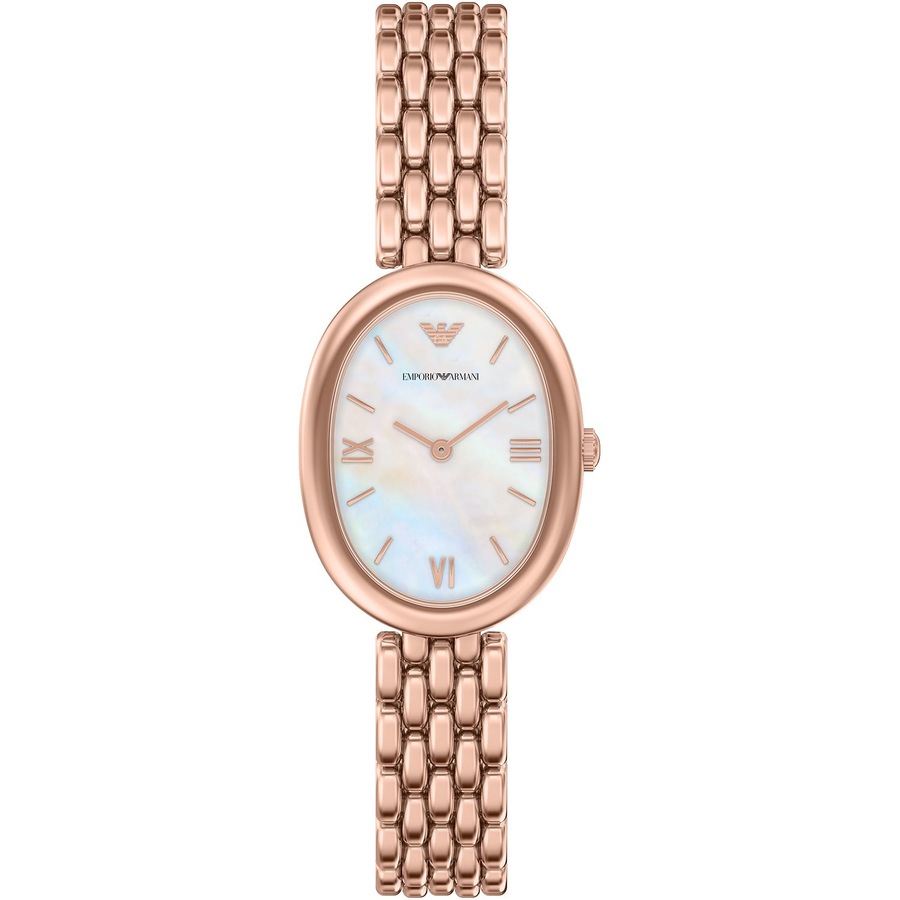Emporio Armani Damenuhr Edelstahl roségold Damen