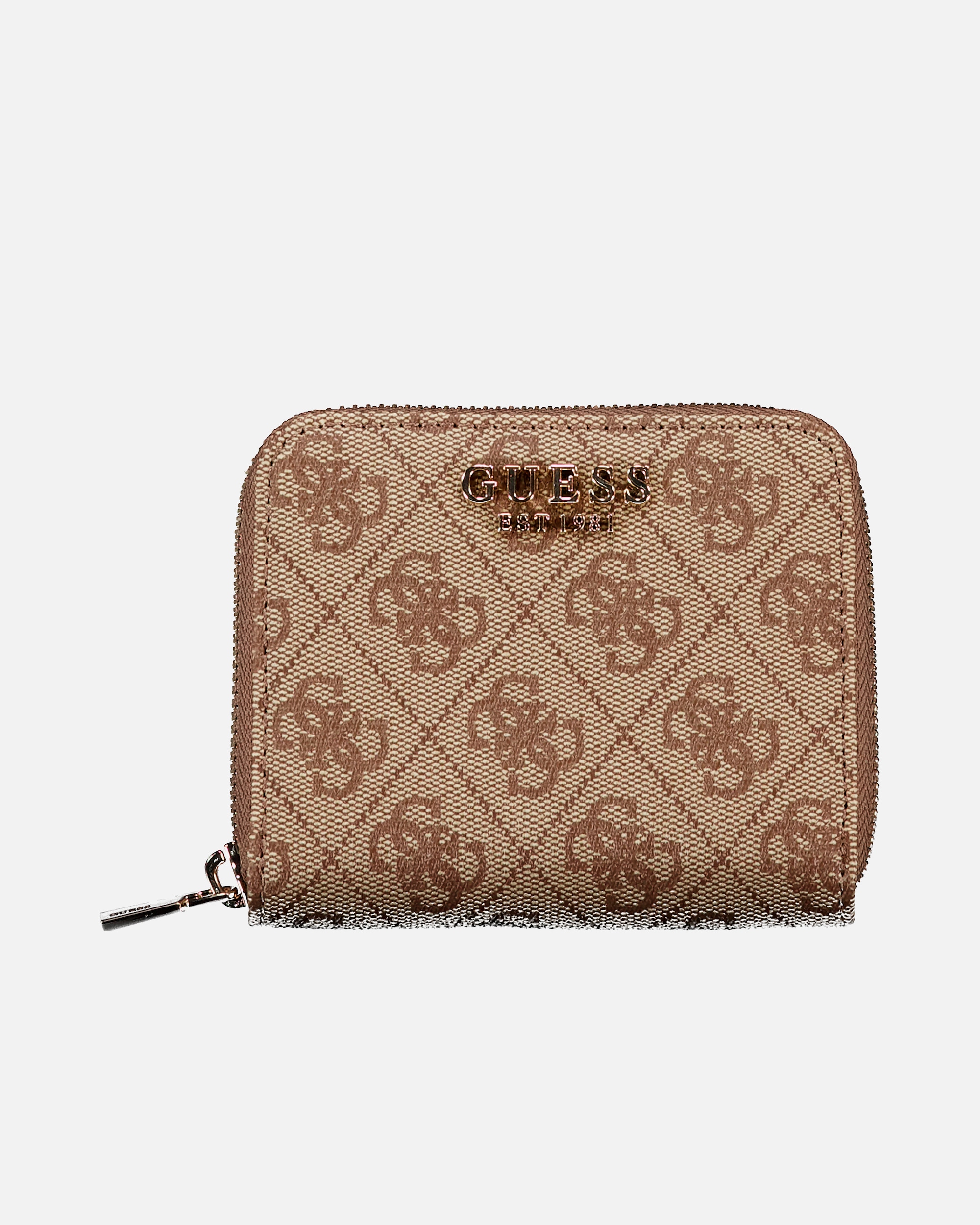 Portemonnaie für Weiblich Guess Geldbörse Laurel II 4G-Logo Latte