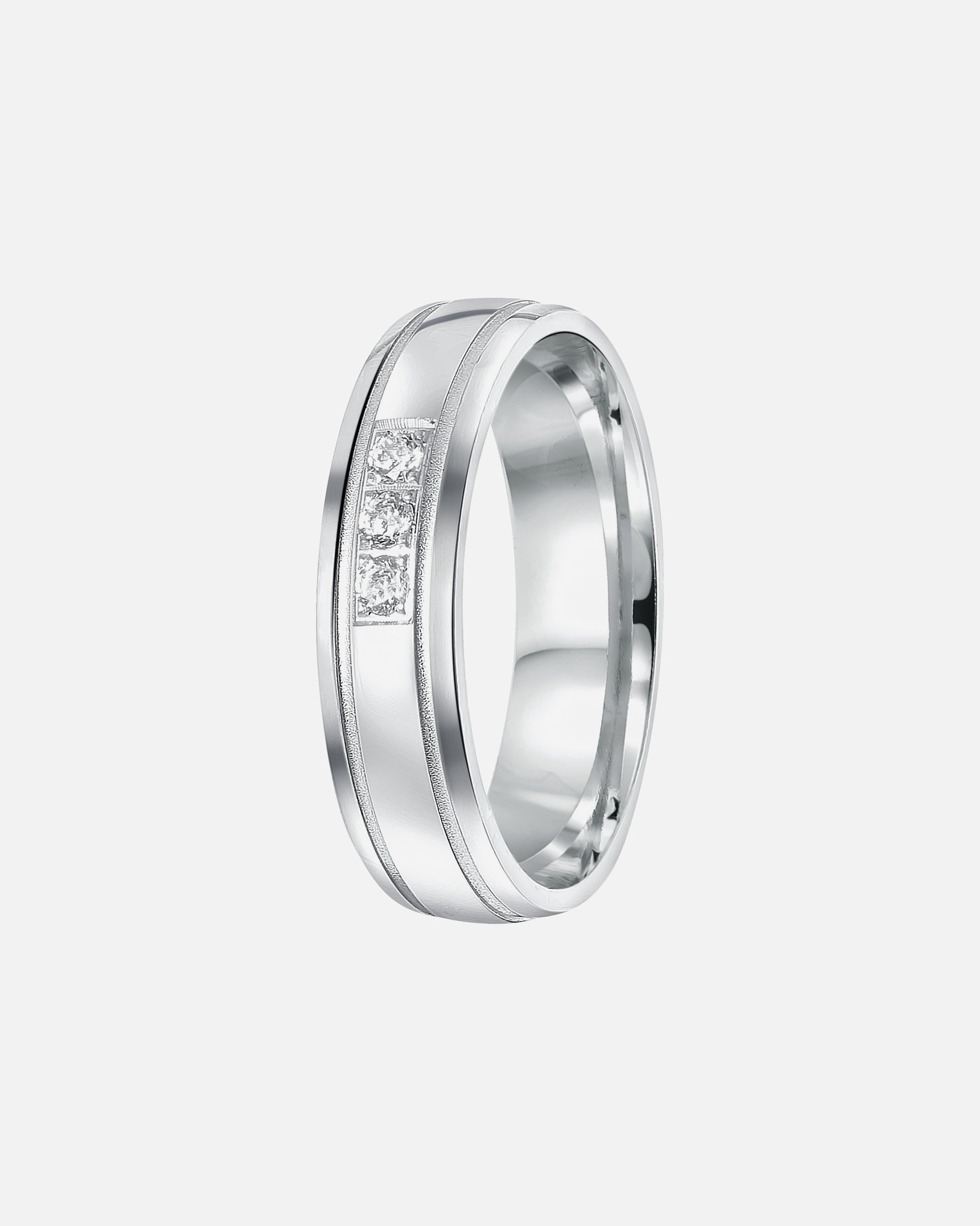 Ring für Weiblich Lucardi Ringe 'Zakynthos' 925 Silber - silbern 60mm