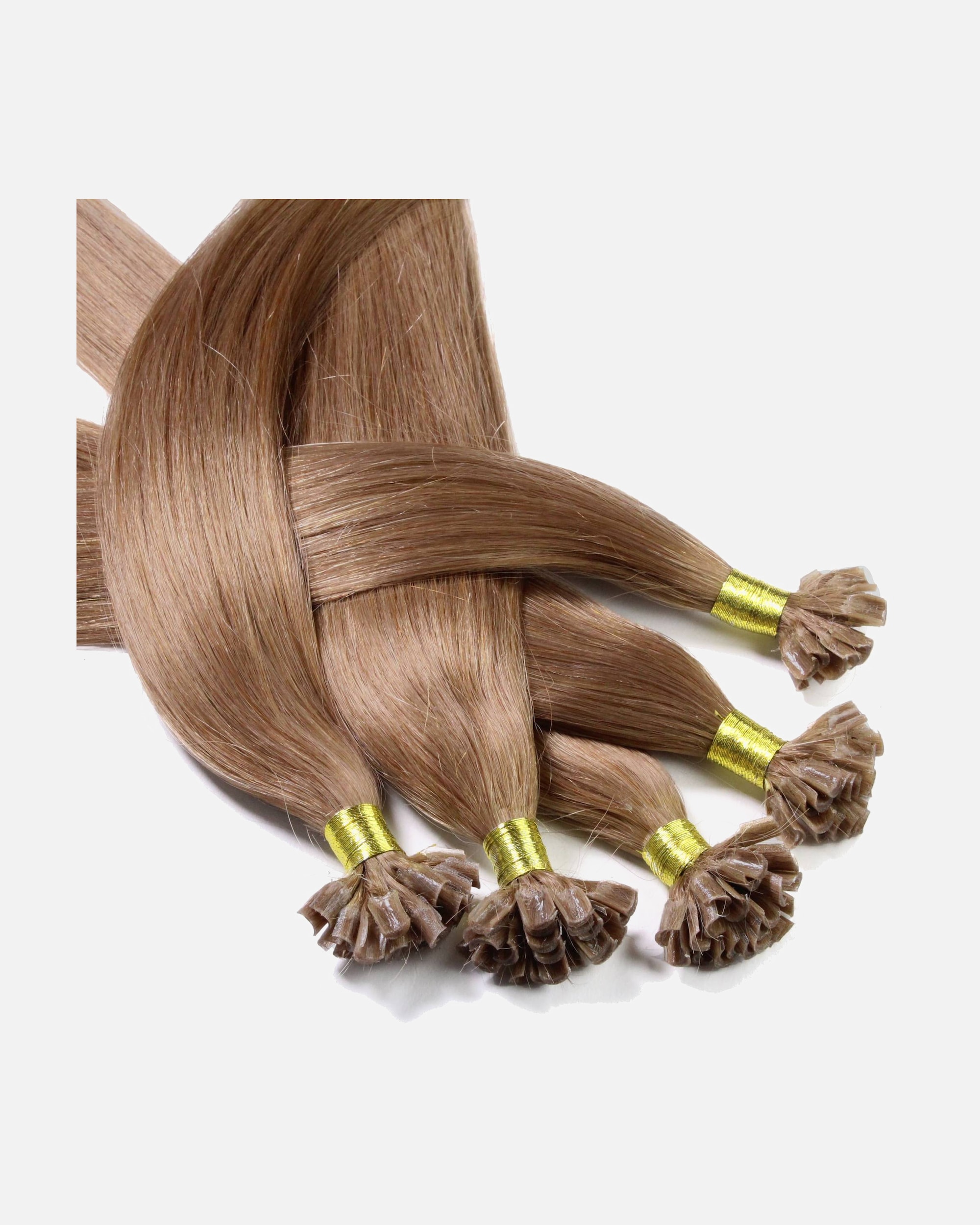 Extensions für Weiblich hair2heart Bonding Extensions Echthaar #8/1 Hellblond Asch 0,5g 60cm