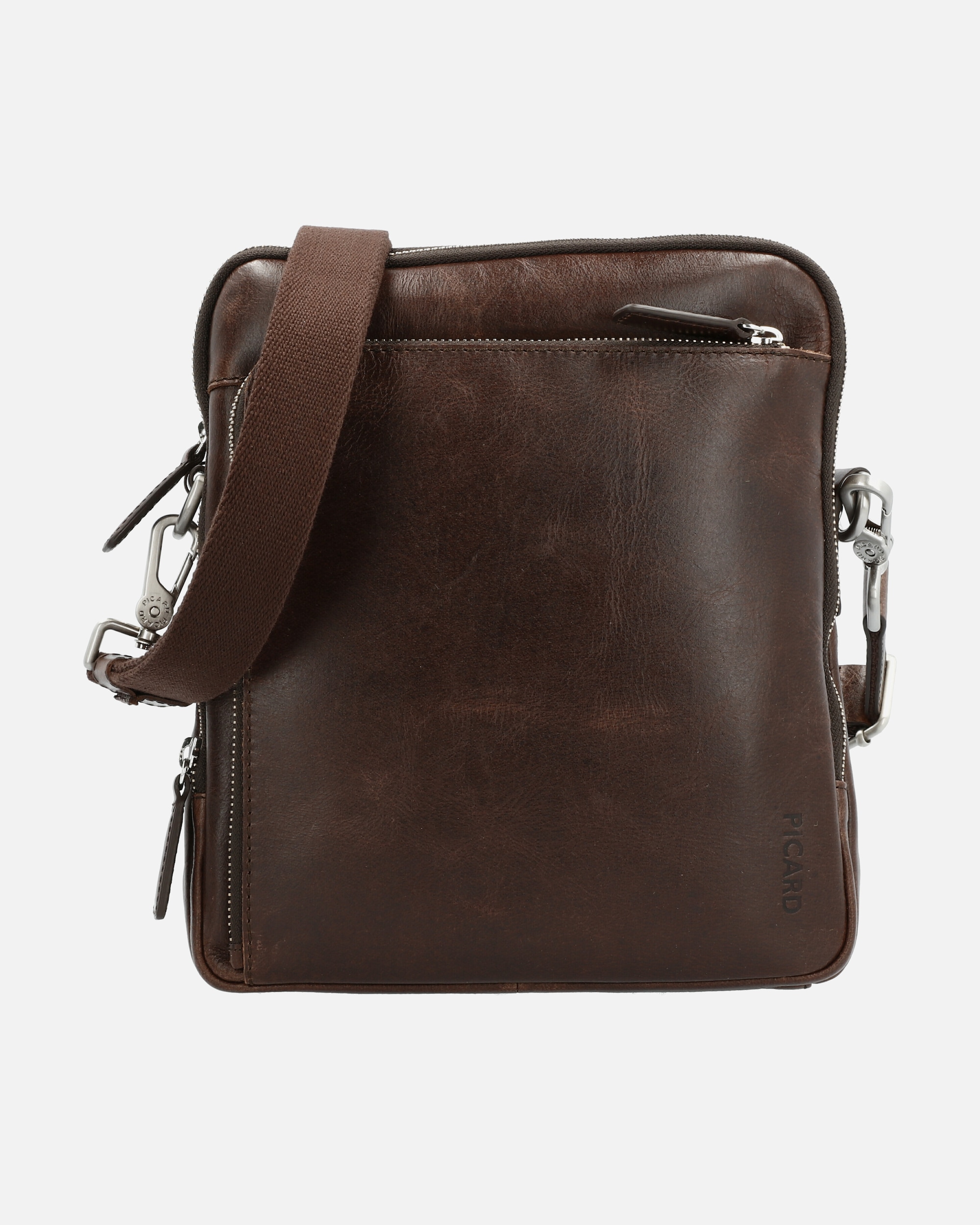 Umhängetasche für Männlich Picard Schultertasche Buddy braun