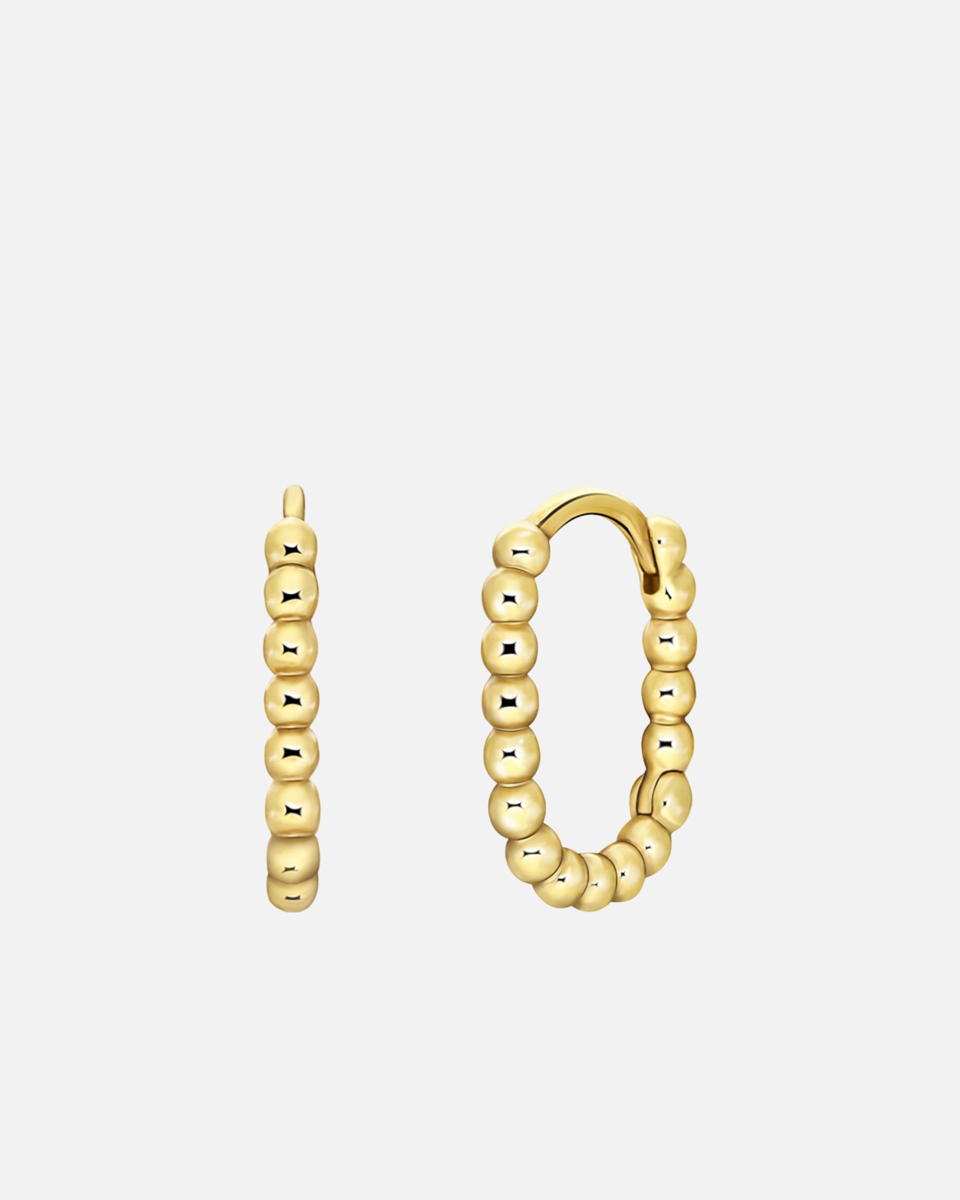 Ohrringe für Weiblich Lucardi Ohrringe 925 Silber Gold