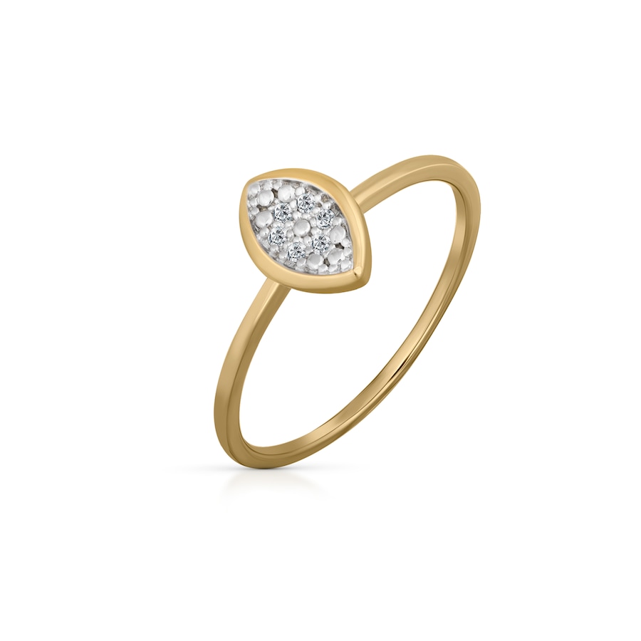 Orolino Ring 585/- Gold Brillant weiß 0,03ct. 052 (16,6) Damen