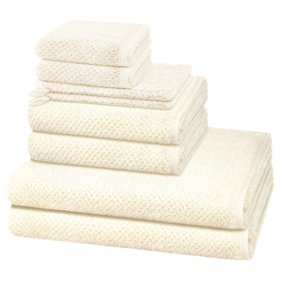 Cawö Handtuch-Set Pure (8-teilig) Natur Silber