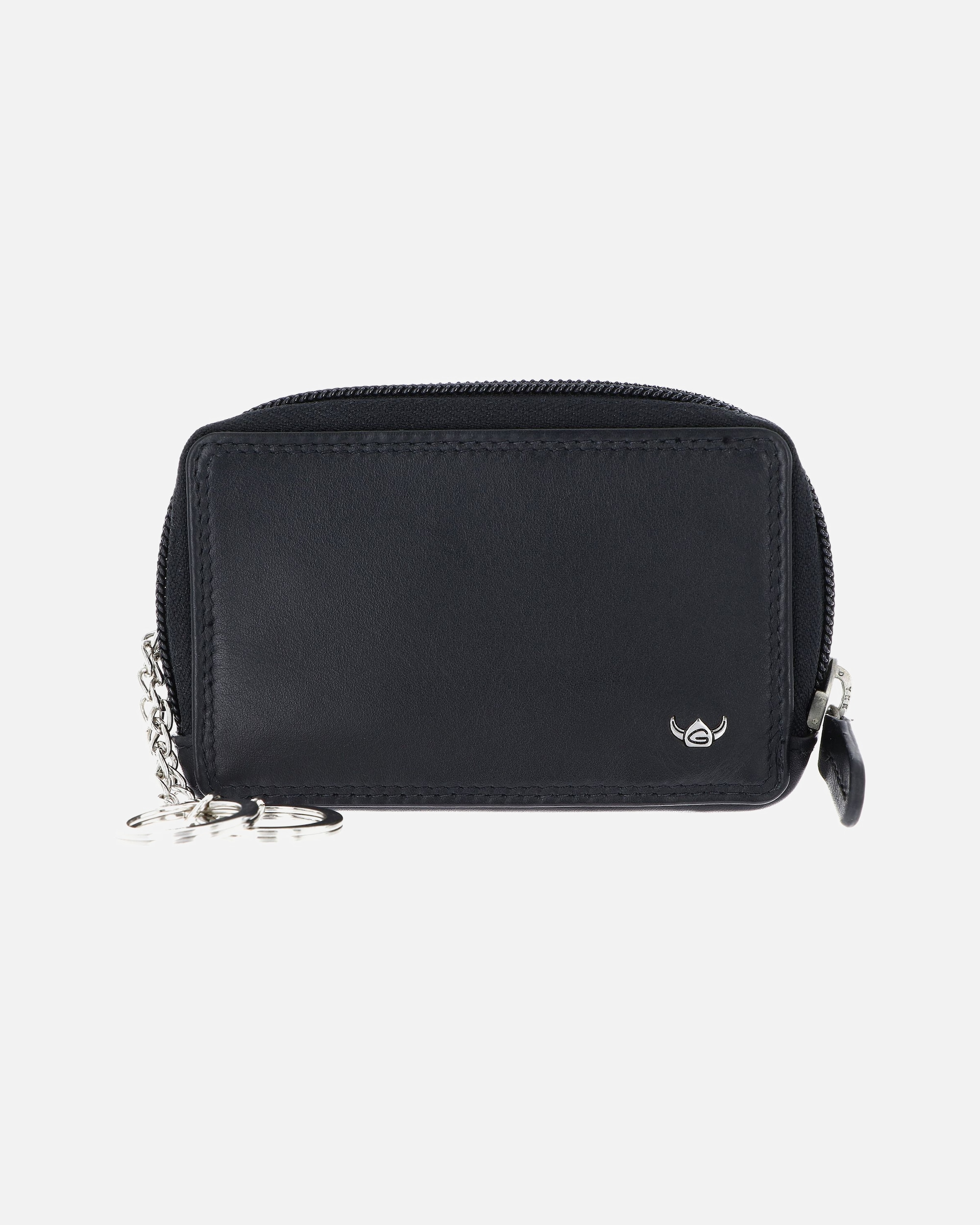 Beauty Case für Männlich Golden Head Polo Schlüsseletui schwarz
