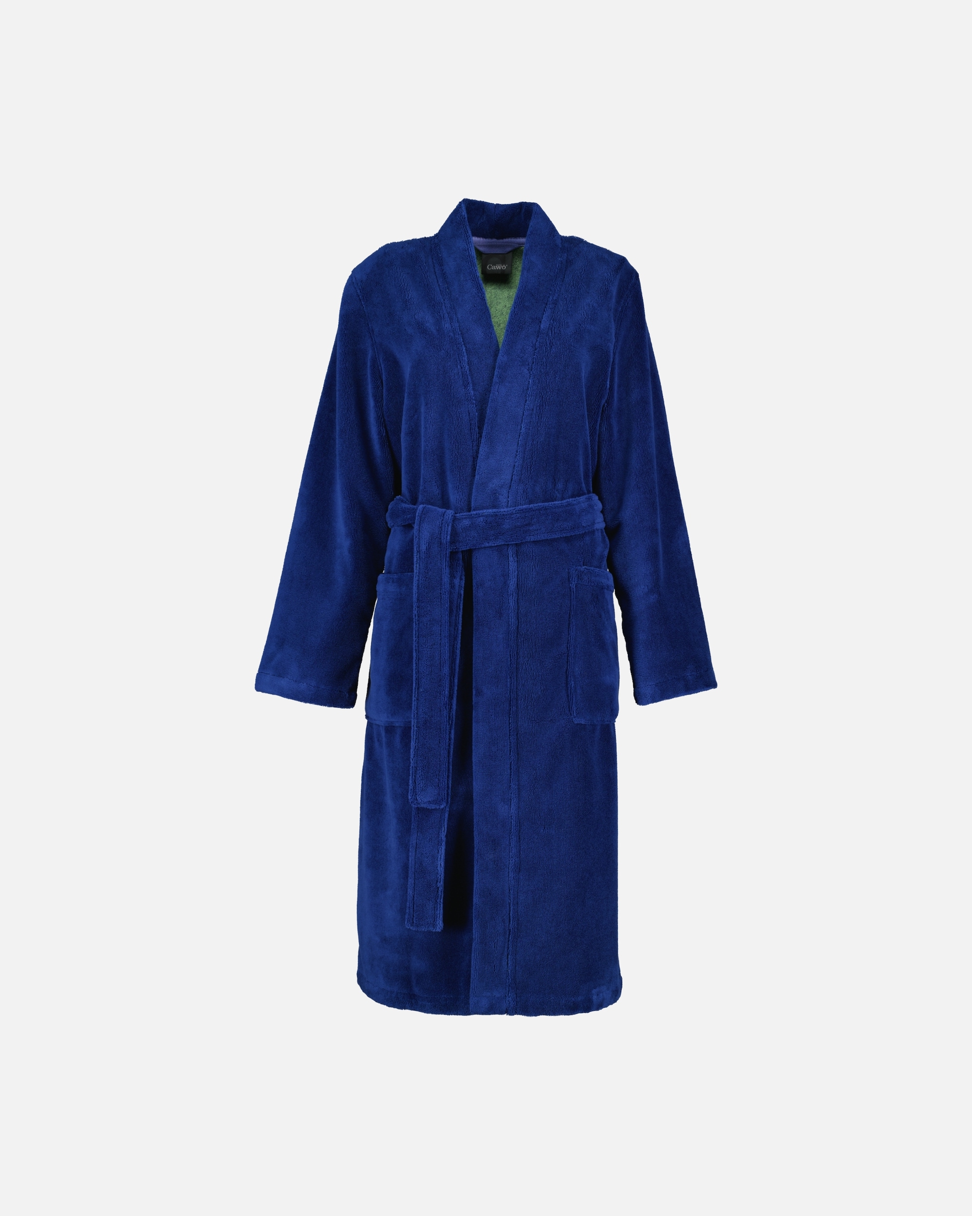 Bademantel für Unisex Cawö Cawö Bademäntel Damen Kimono Kimono 844 blau-grün - 14 M