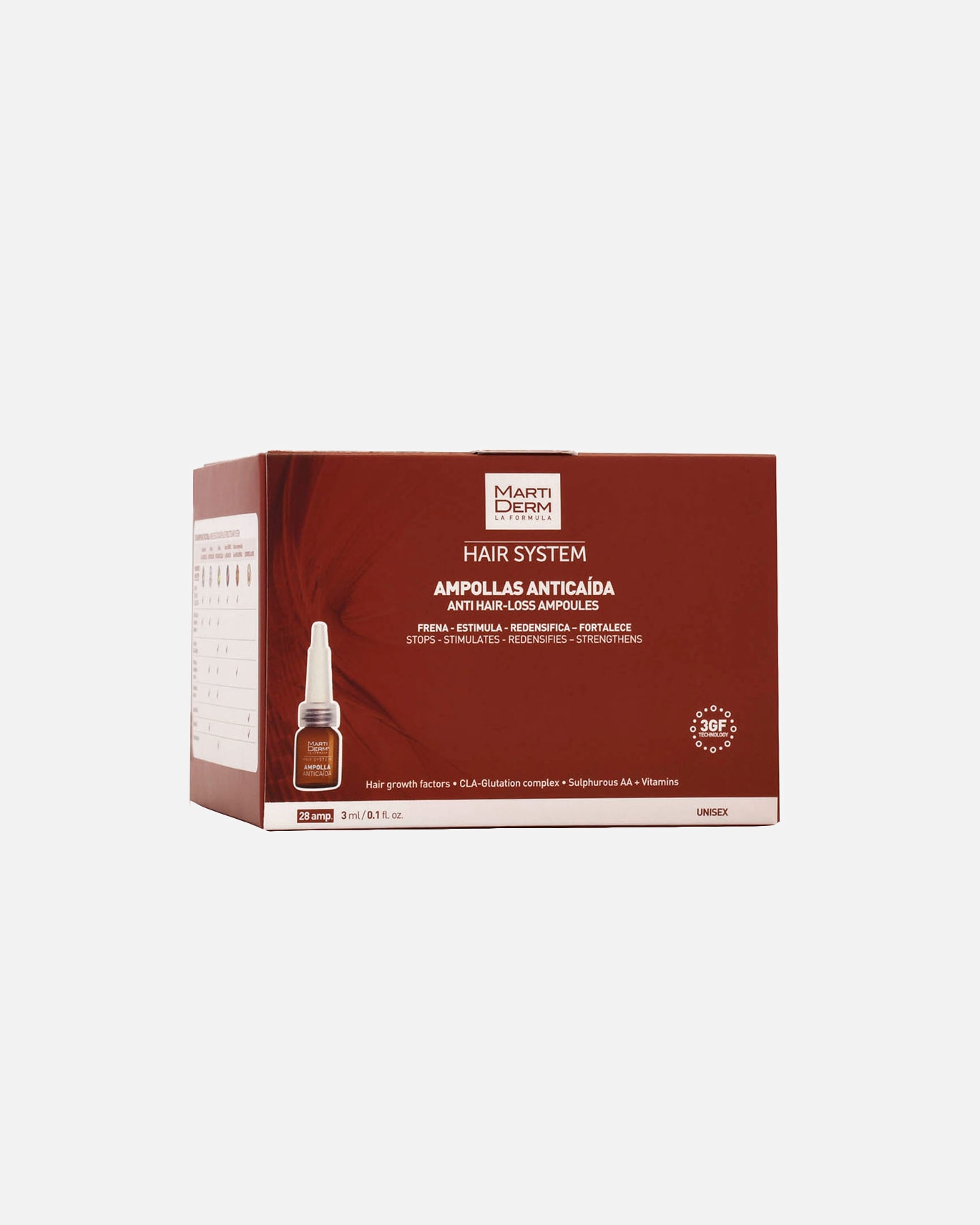 Haarkur für Unisex Martiderm HAIR SYSTEM Ampullen gegen Haarausfall 1 Stück