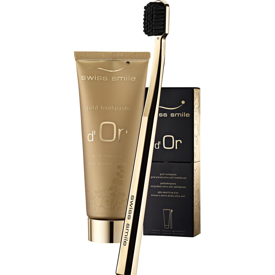 Swiss Smile Golden Toothpaste d'Or Set 75 ml