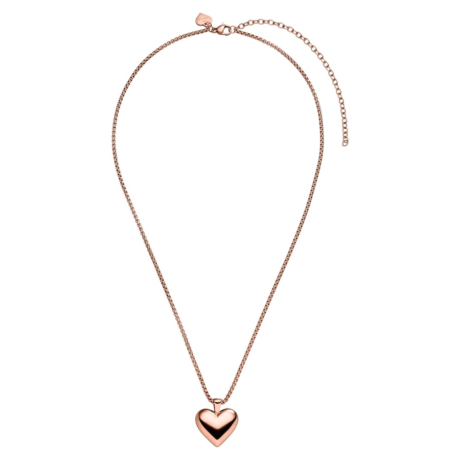 Purelei Lovebird Kette 100% Edelstahl Rosegold Hellbraun Damen