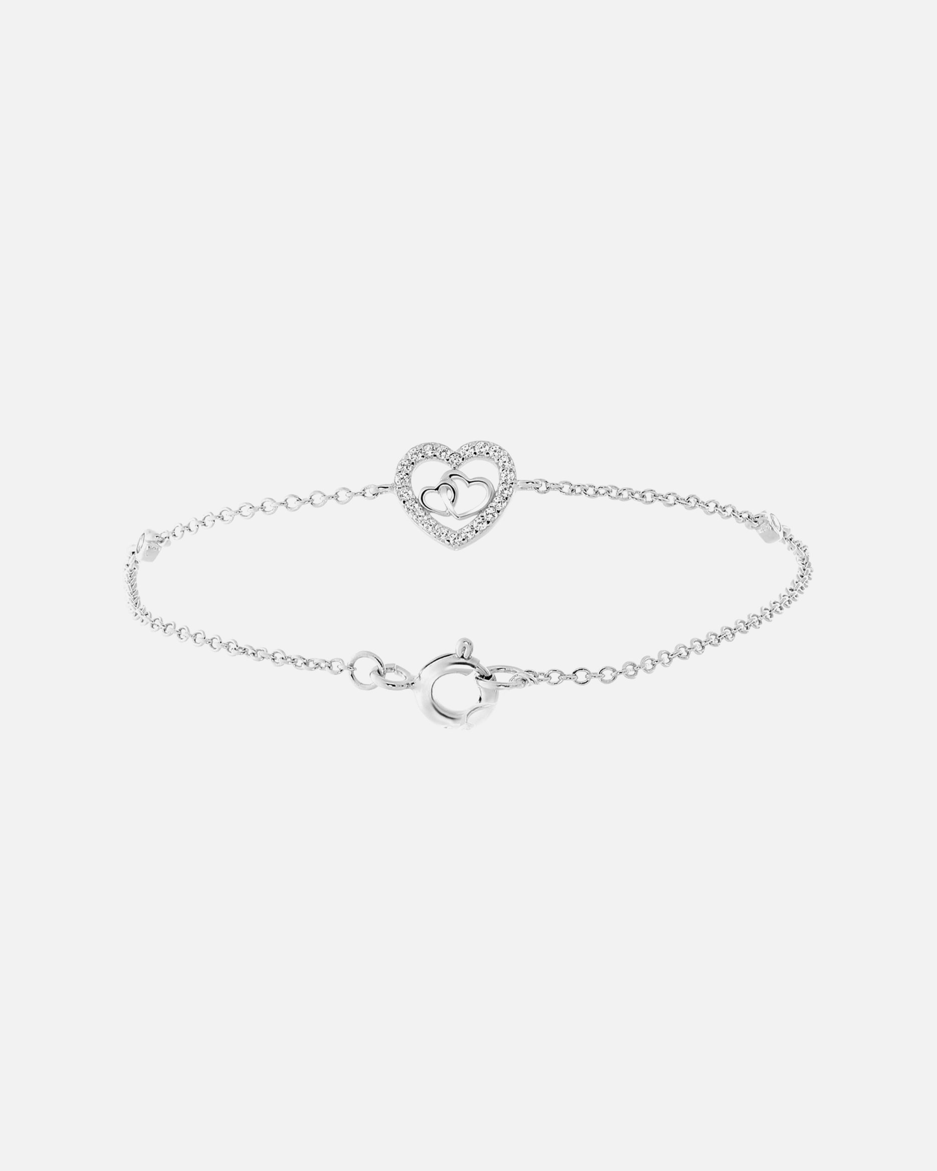 Armband für Weiblich Lucardi Armband 925 Silber 18 cm - Silberfarbig Silber - 18.0