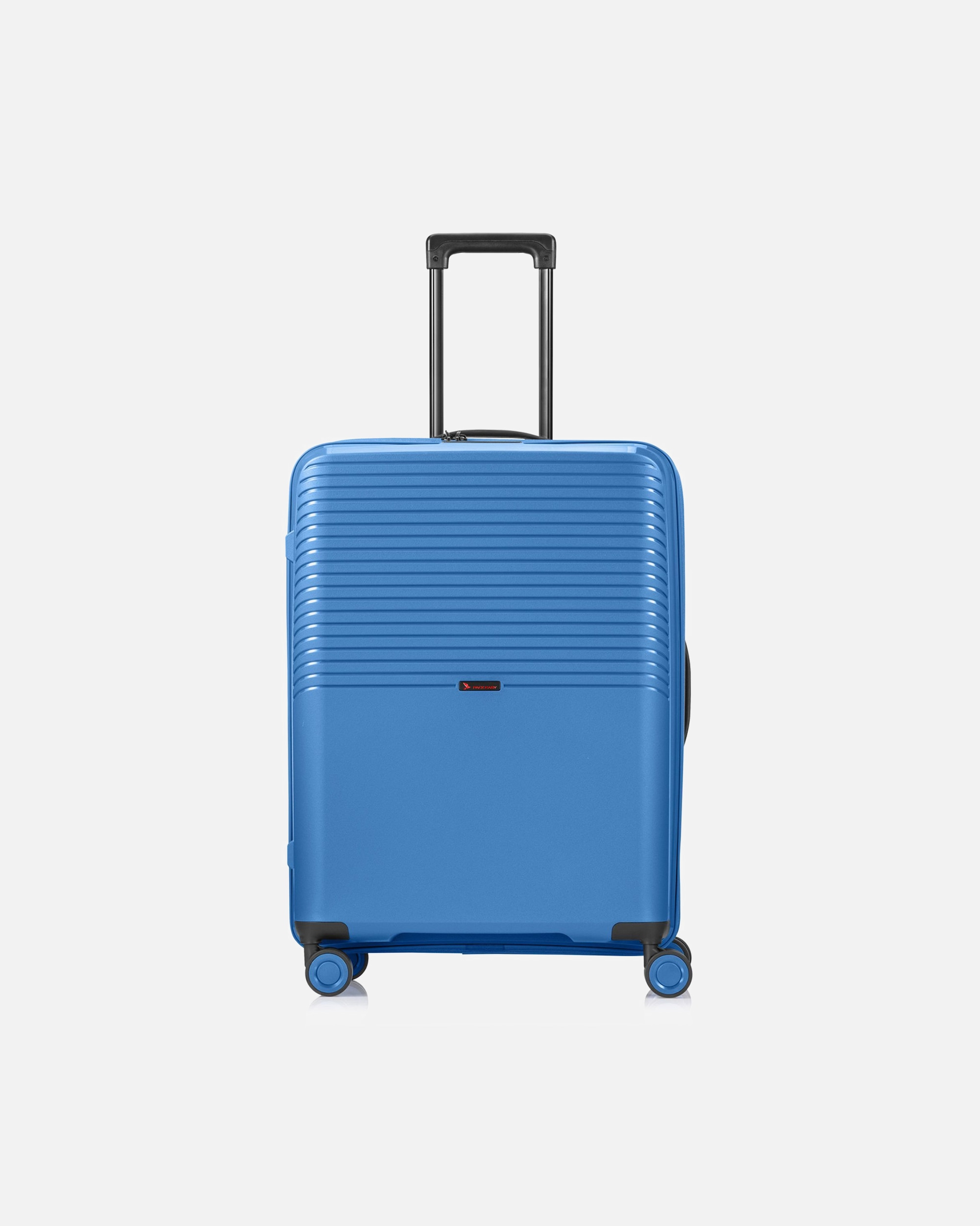 Trolley für Männlich Pack Easy Jet 4 Rollen Trolley 64 cm mit Dehnfalte marine