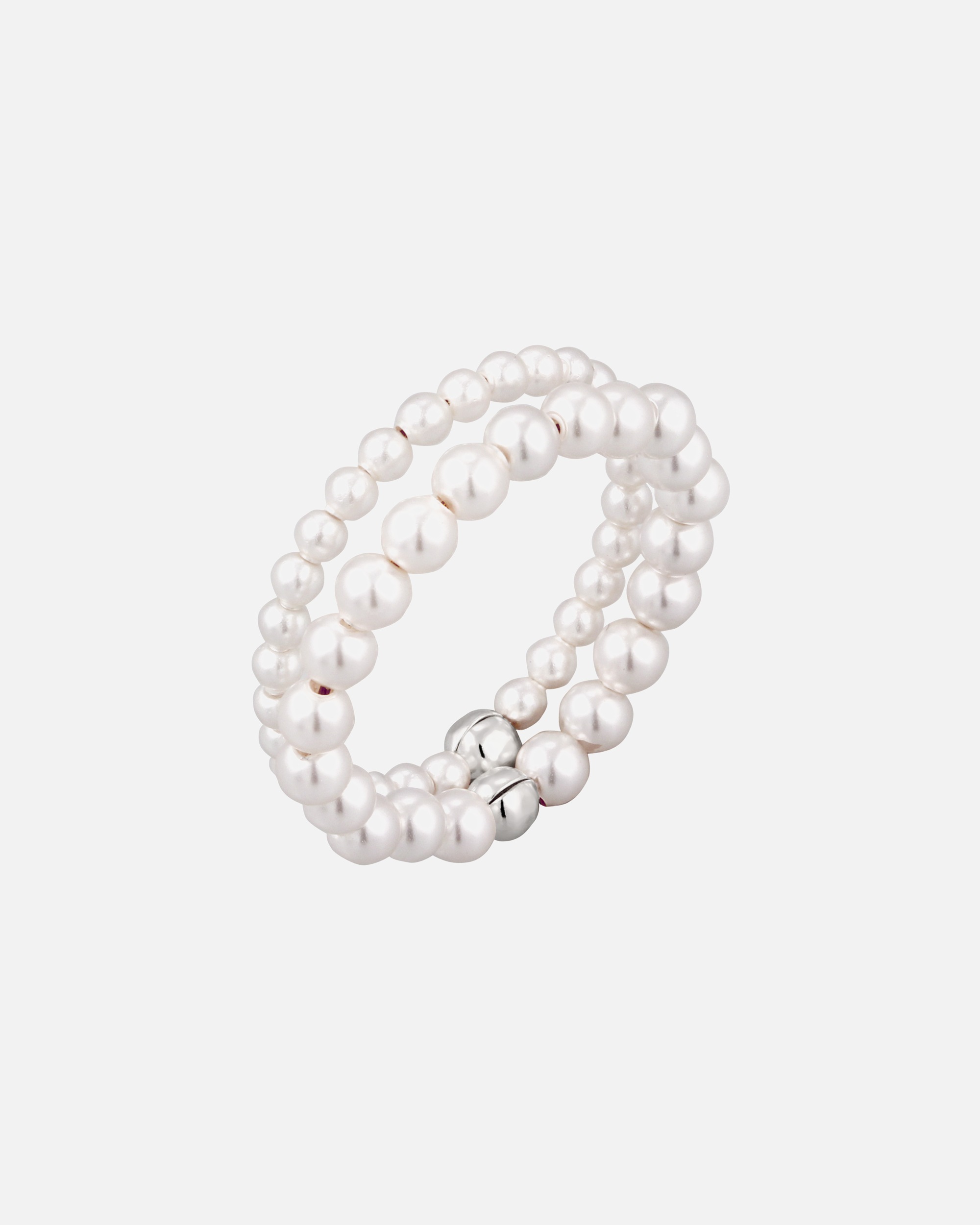 Ring für Weiblich Elli Set mit Perlen von Swarovski® 925 Sterling Silber 56