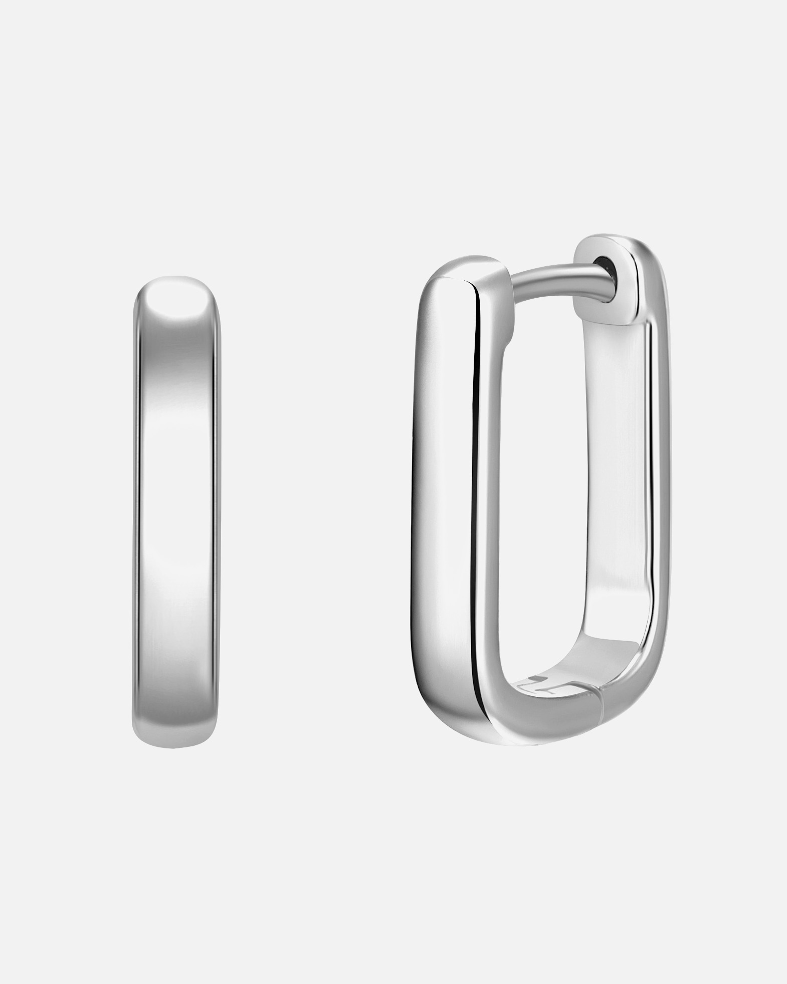Creolen für Weiblich Glanzstücke München Creolen aus Sterling Silber in silber 14,4 mm