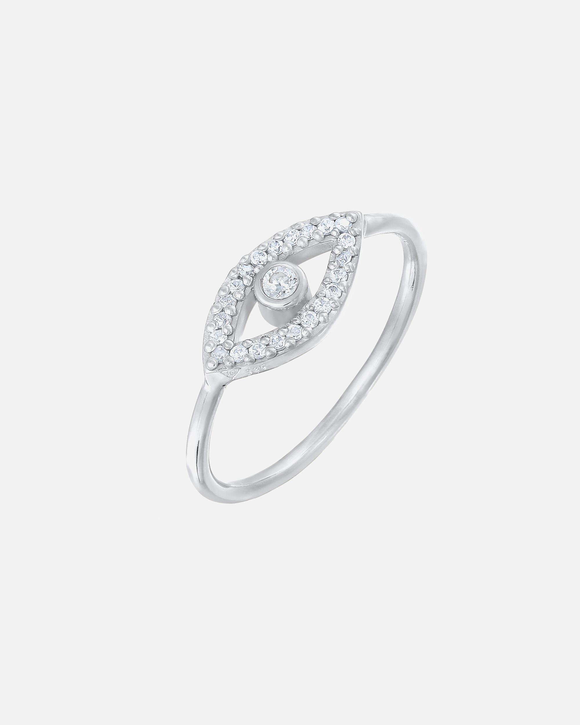 Ring für Weiblich Elli Evil Eye Zirkonia Kristalle 925 Silber 54