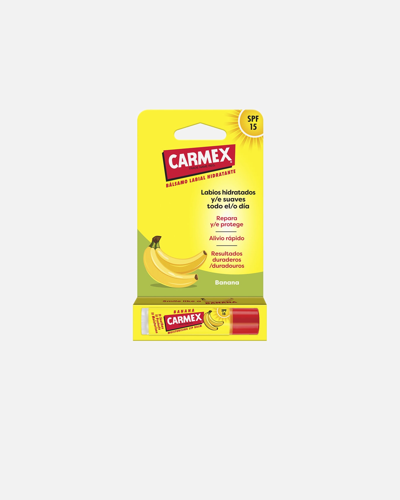 Lippenbalsam für Unisex Carmex BANANEN-Lippenbalsam-Stick LSF 15 4,25 gr