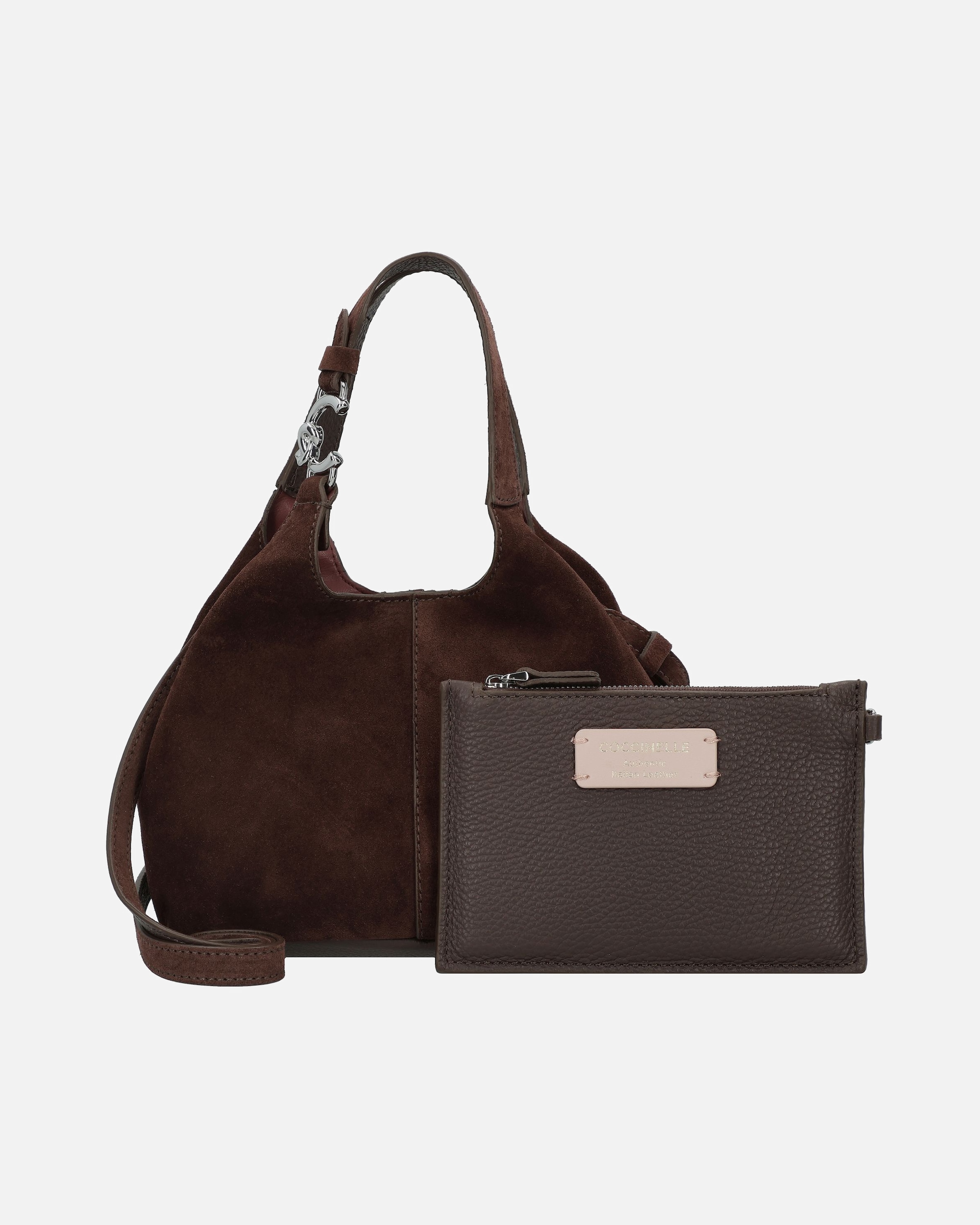 Tasche für Weiblich Coccinelle C-Easy Schultertasche brunette-brunet