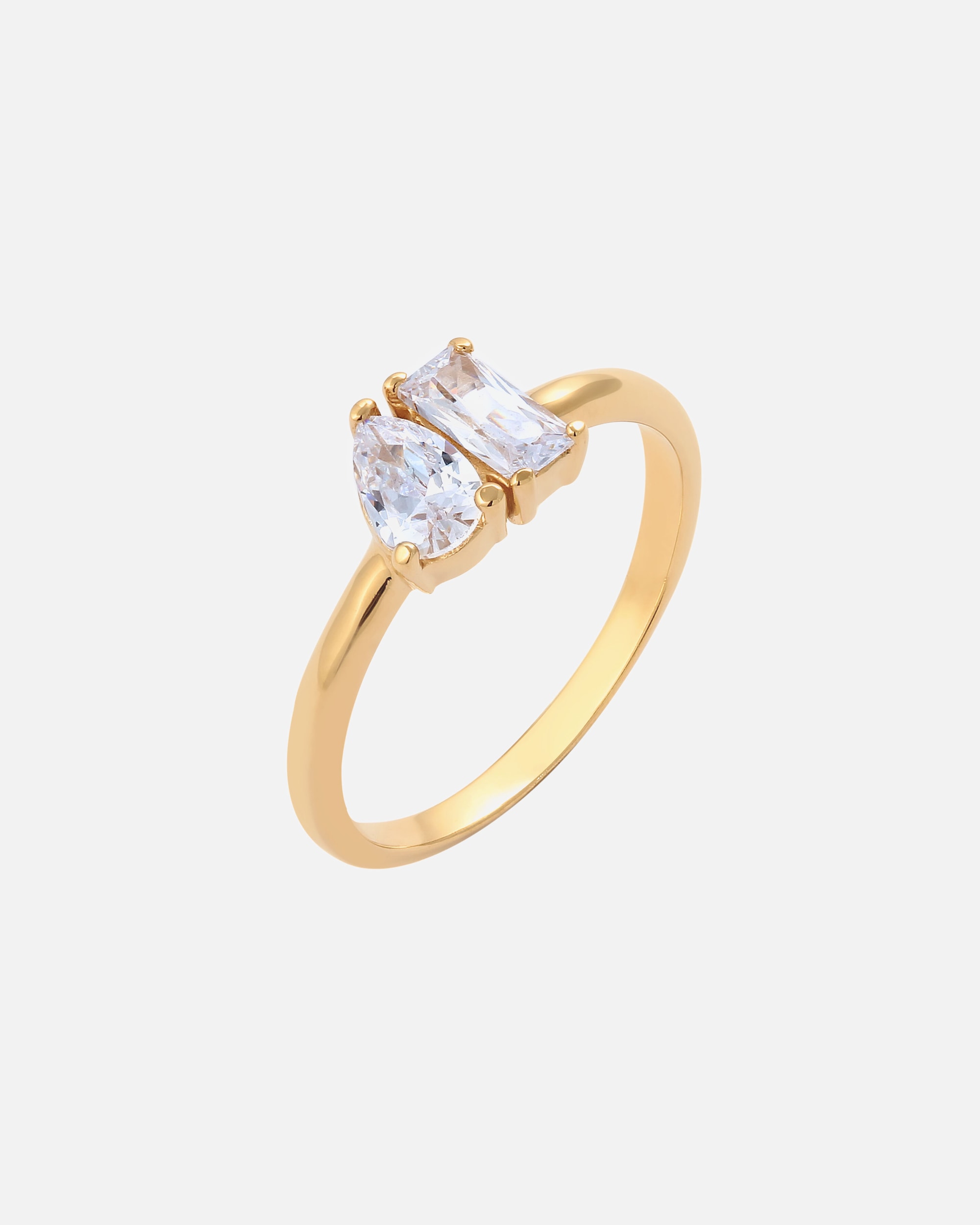 Ring für Weiblich Elli Zirkonia Weiß 925 Sterling Silber 56