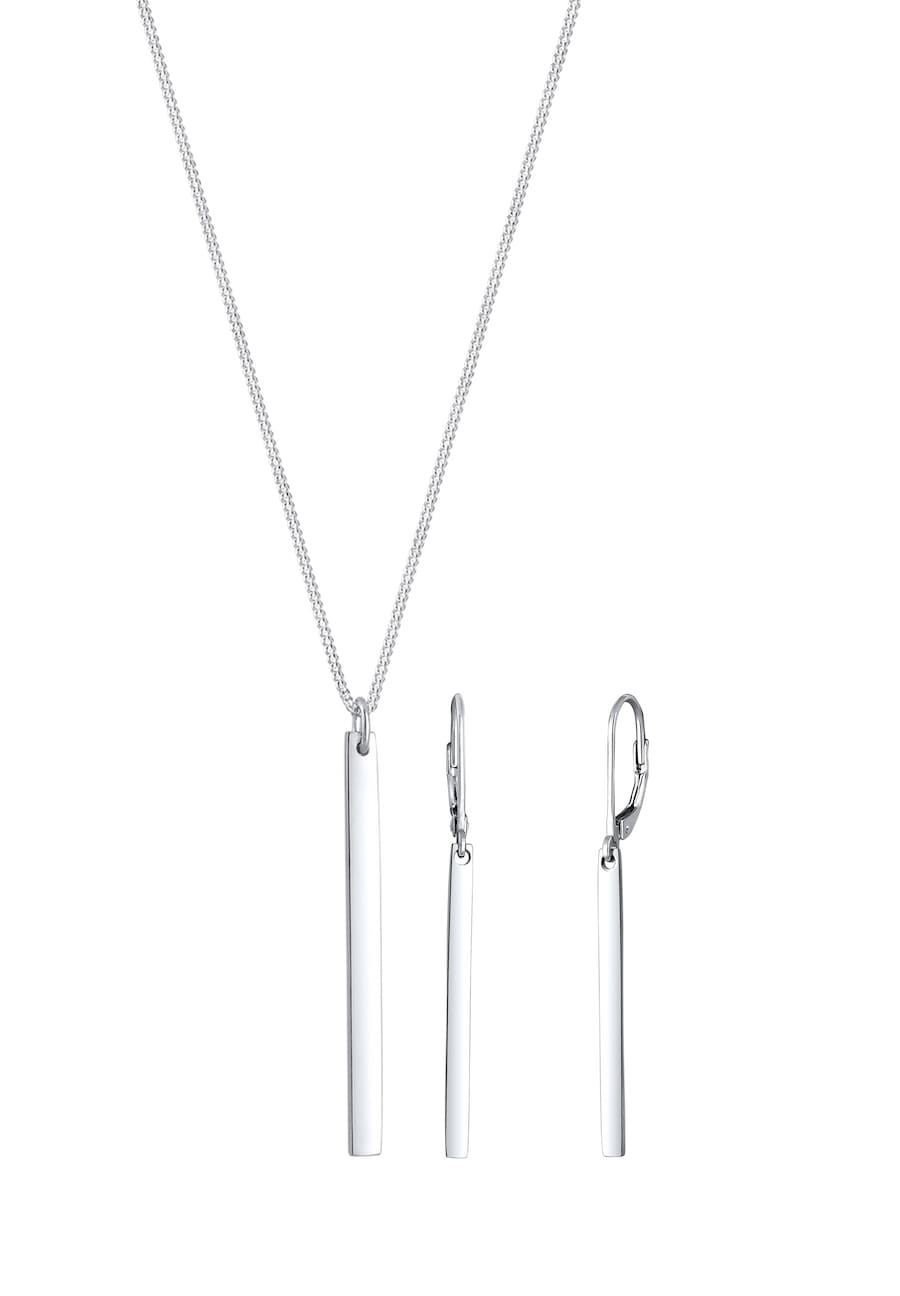 Elli Stab Anhänger 925 Sterling Silber silberfarben Damen