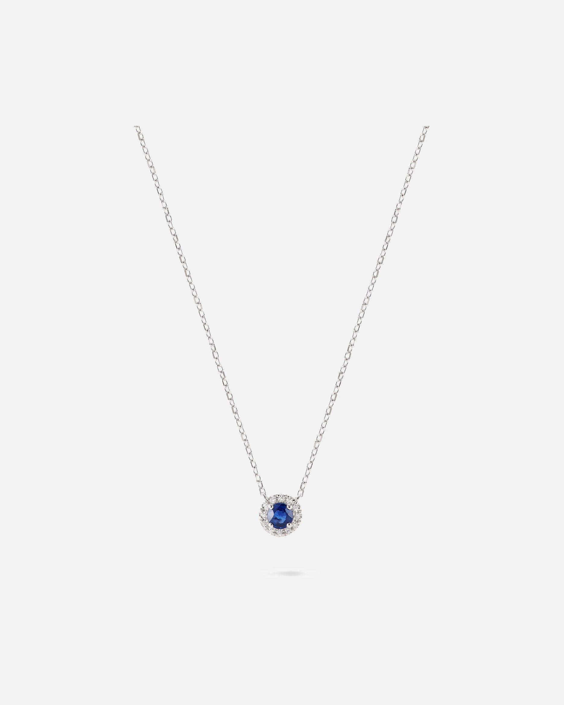 Halskette für Weiblich CHRIST Kette 585er Weißgold blau