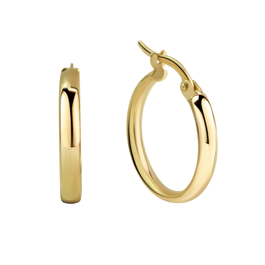 Fascination by Ellen K. Ohrringe 333/- Gold ohne gelb vergoldet Damen
