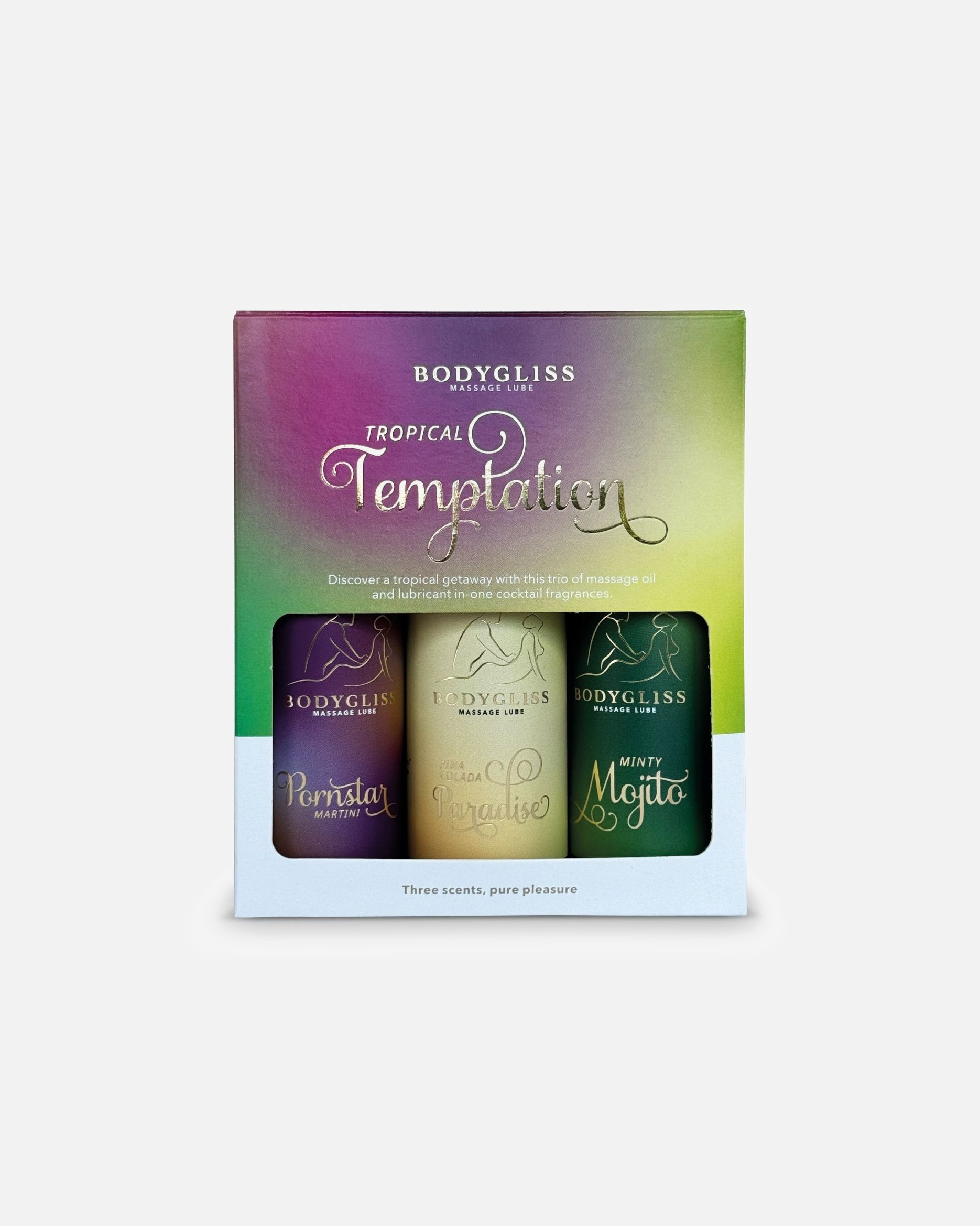Körperpflegeset für Unisex BodyGliss Travel Edition 3er-Pack - Tropical Temptation 210 ml