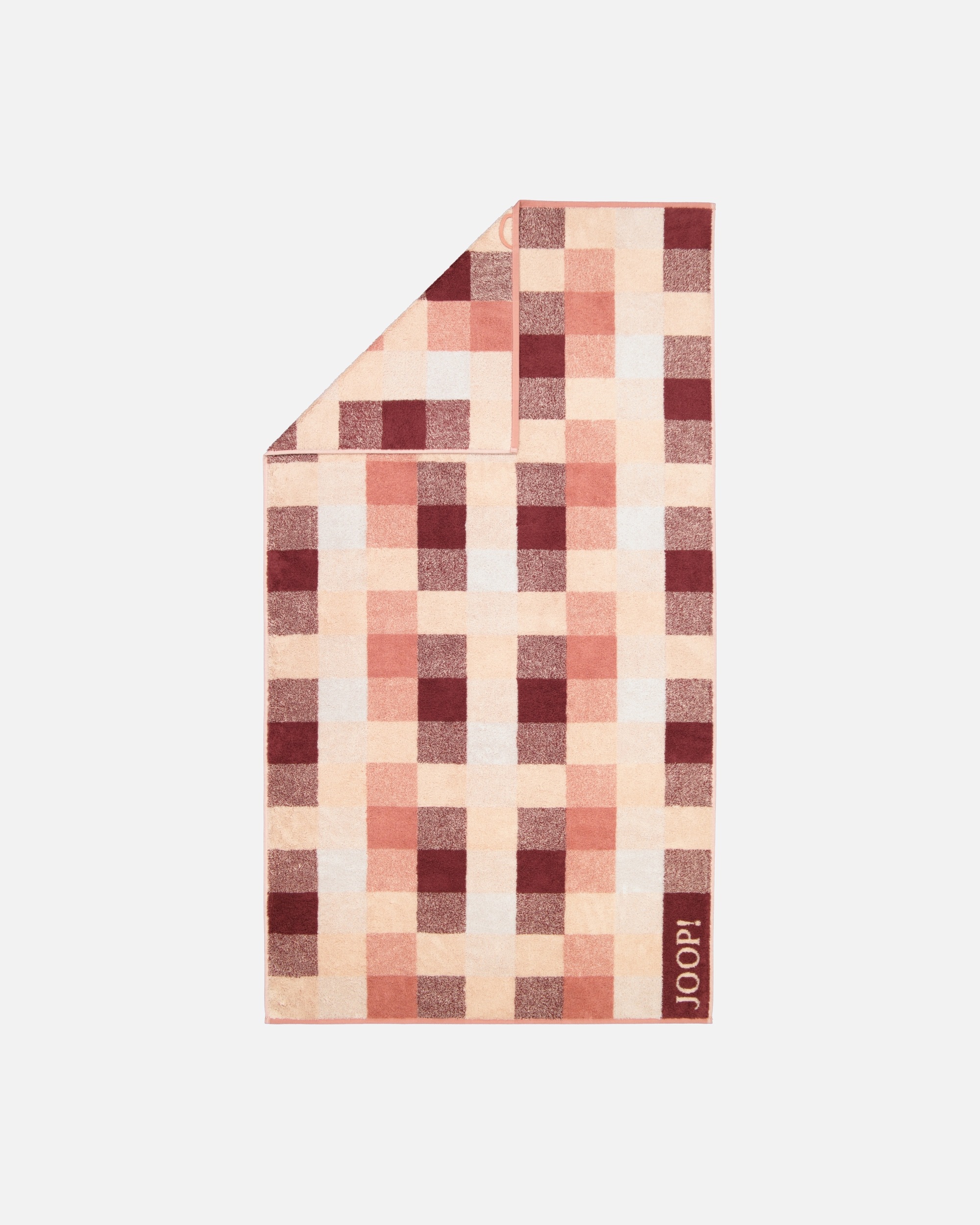 Handtuch für Unisex JOOP! JOOP! Handtücher Vibe Karo 1699 puder - 22 Duschtuch 80x150 cm