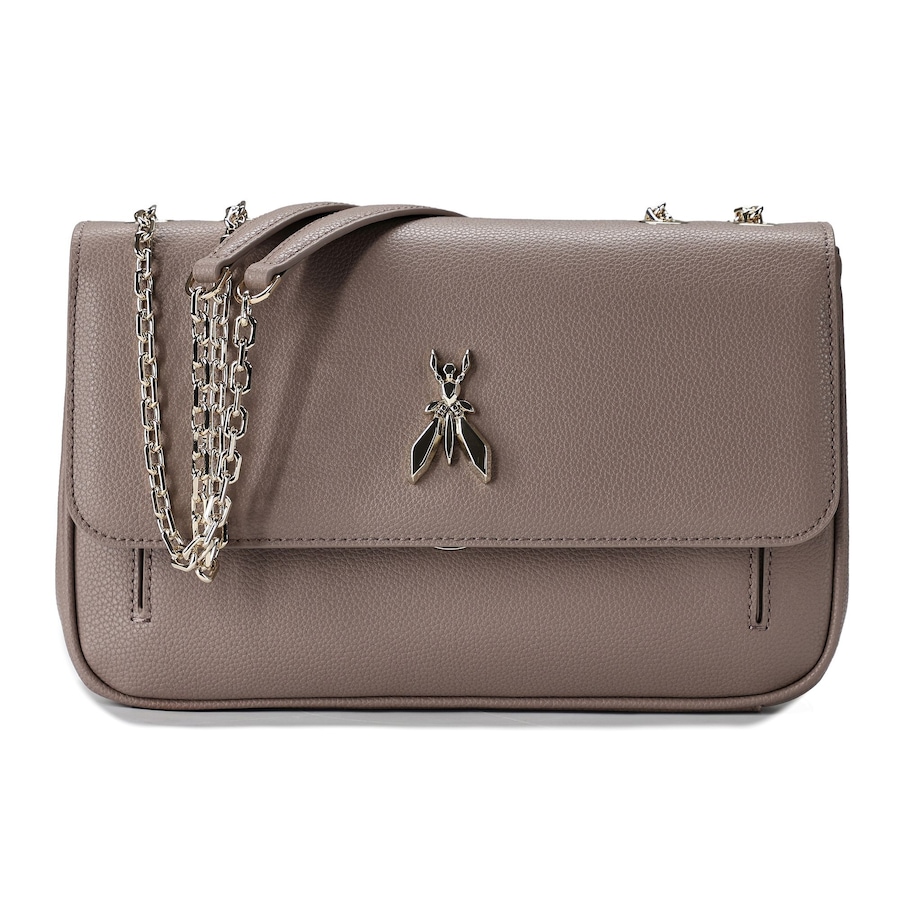 Patrizia Pepe Fly Schultertasche dark tatami Grau Damen