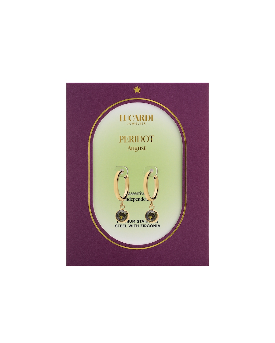 Lucardi Ohrringe Gold - August Damen