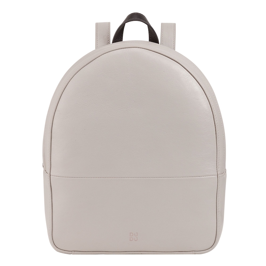 DuDu City Rucksack Leder 26,5 cm Weiss Damen