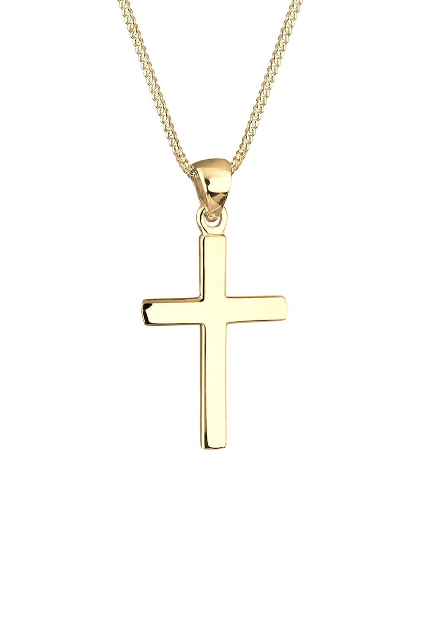 Elli Kreuz Symbol Kommunion Konfirmation 925 Silber 50 Damen