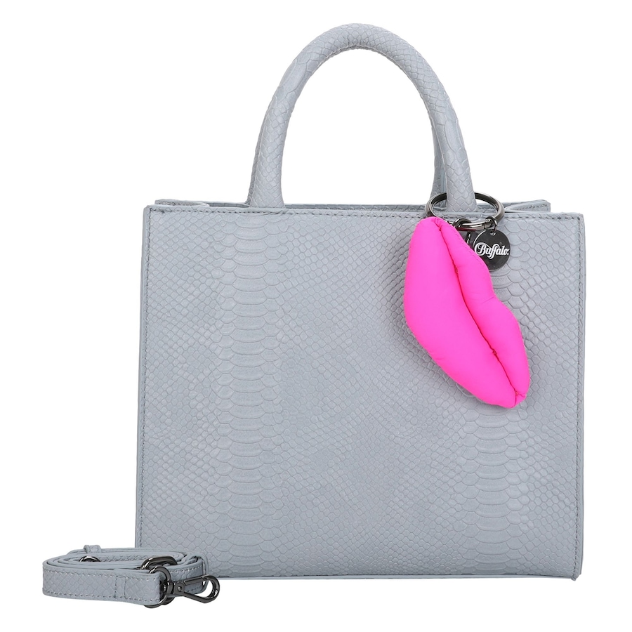 Buffalo Big Boxy Shopper scaled snake blue Violett Damen