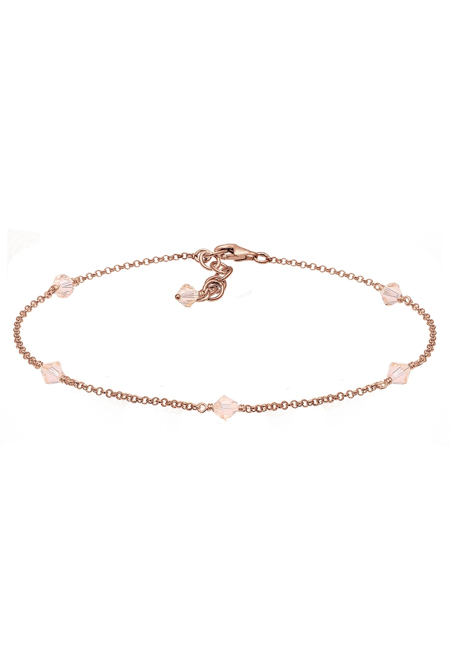 Elli 925 Sterling Silber rosé vergoldet, mit Kristallen von Swarovski 22 Damen